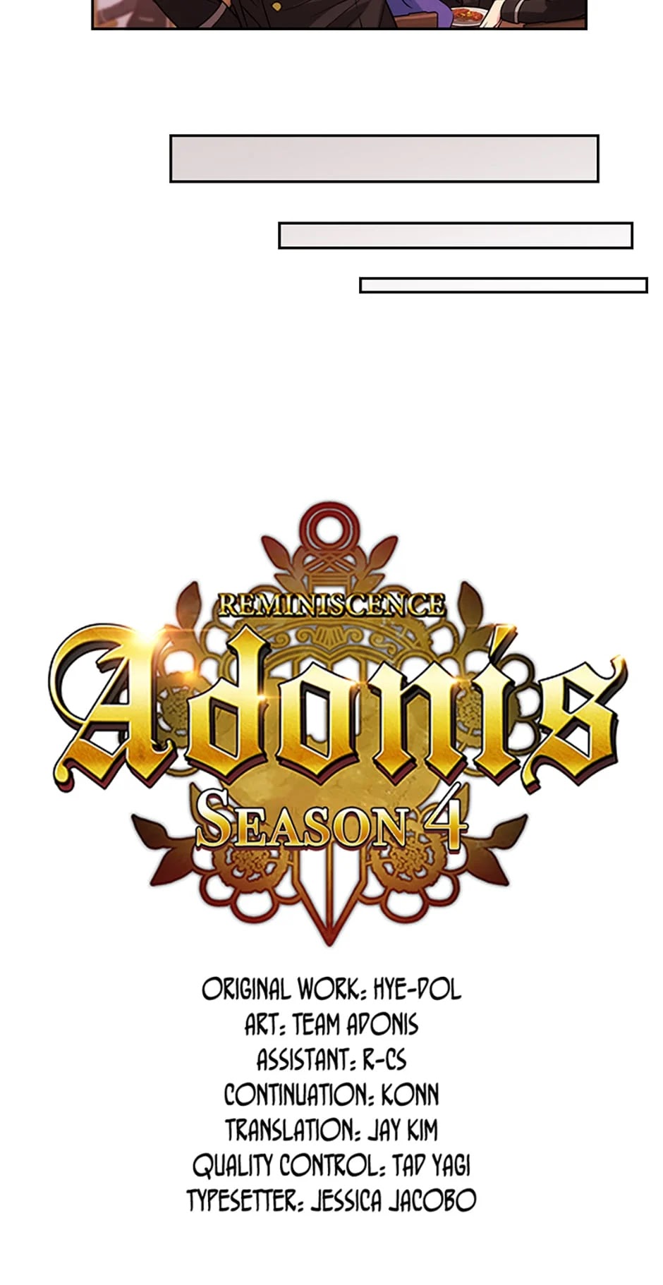 Read Reminiscence Adonis EN Manga Online