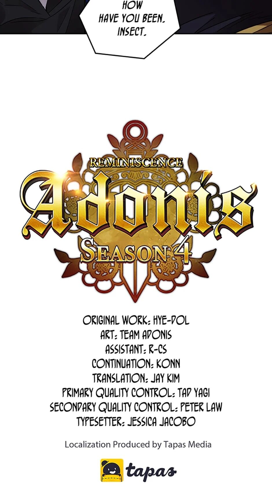 Read Reminiscence Adonis EN Manga Online