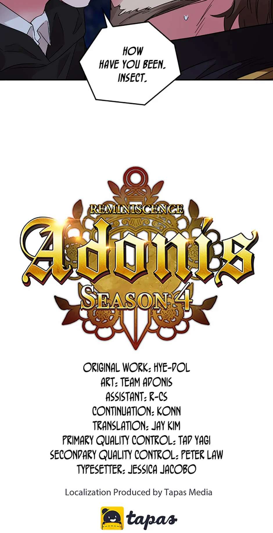 Read Reminiscence Adonis EN Manga Online