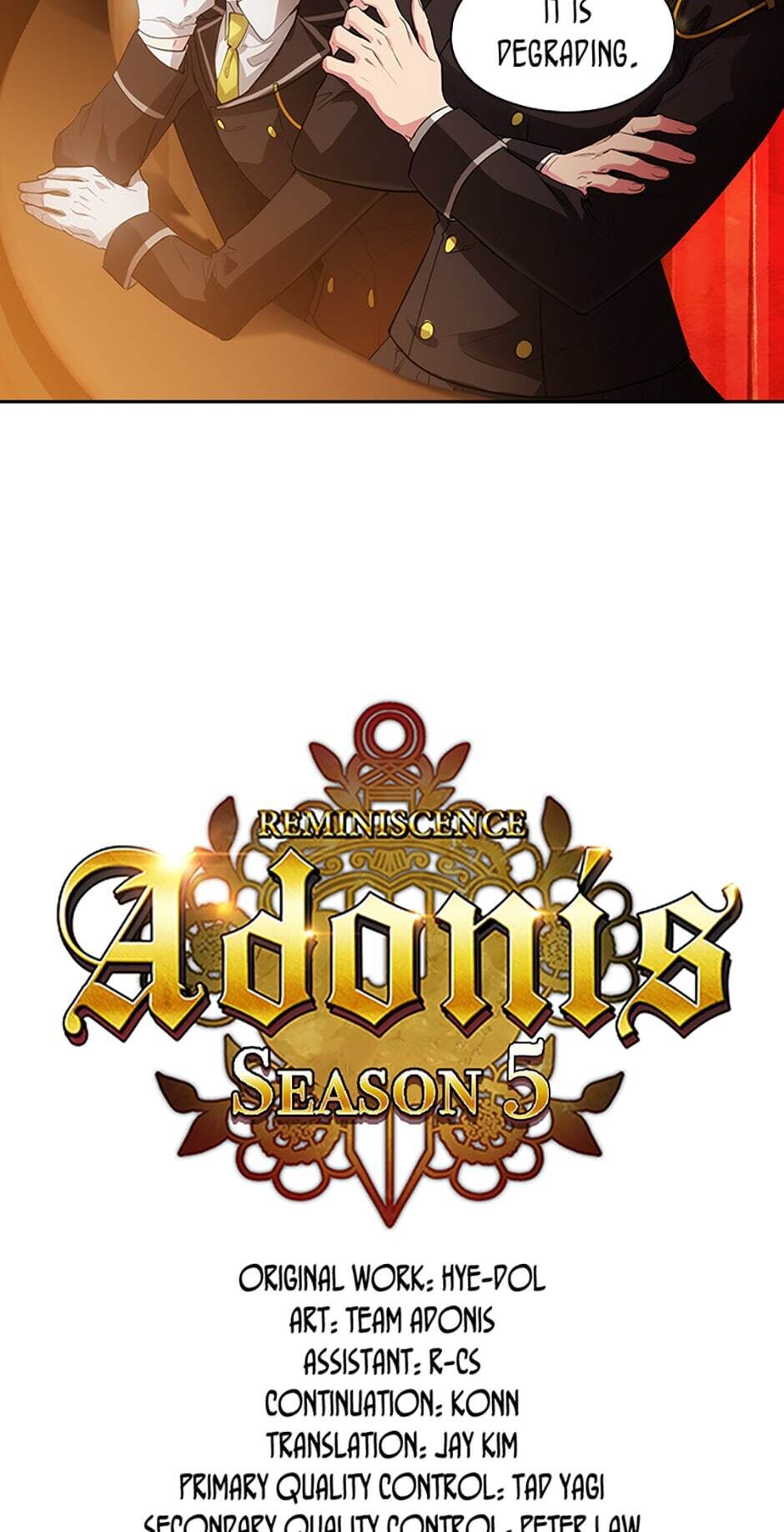 Read Reminiscence Adonis EN Manga Online
