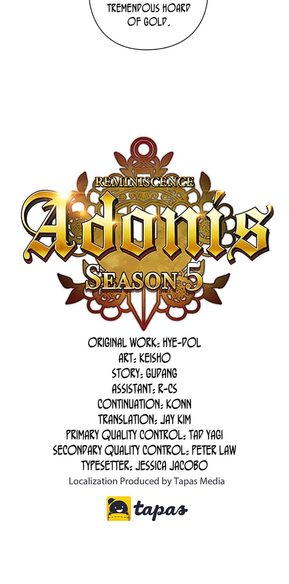 Read Reminiscence Adonis EN Manga Online