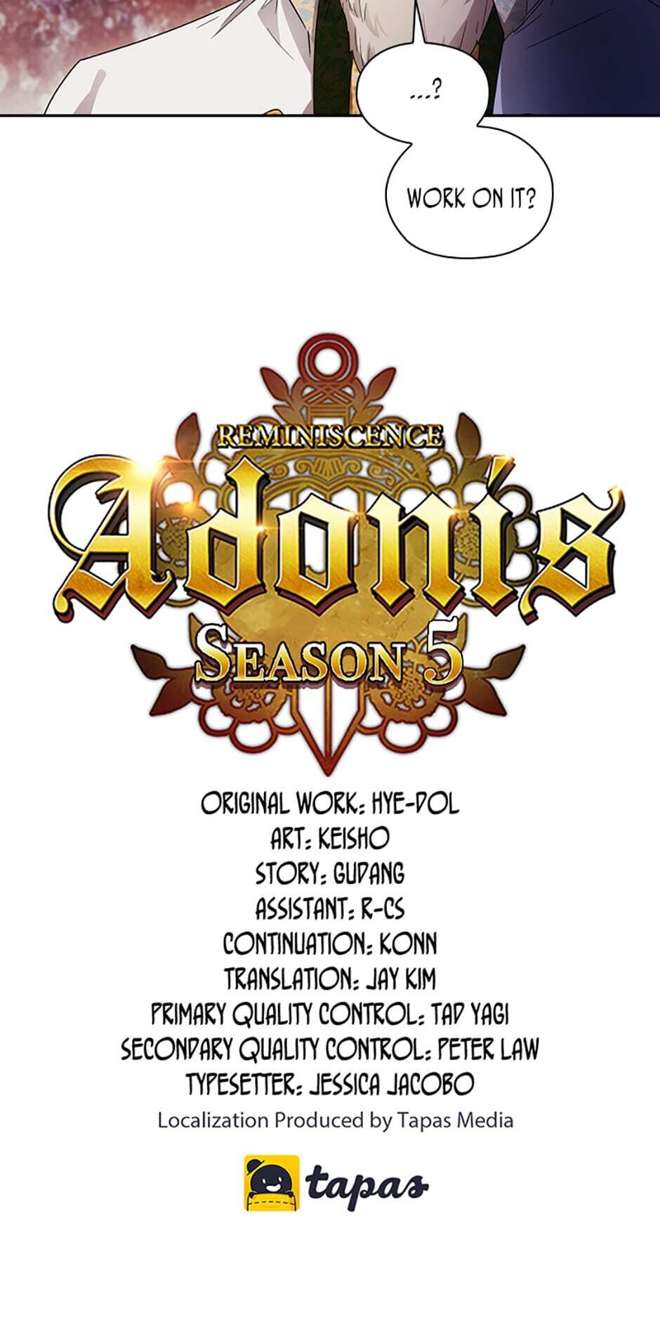 Read Reminiscence Adonis EN Manga Online