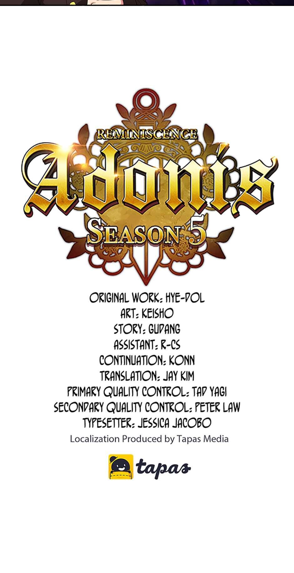 Read Reminiscence Adonis EN Manga Online