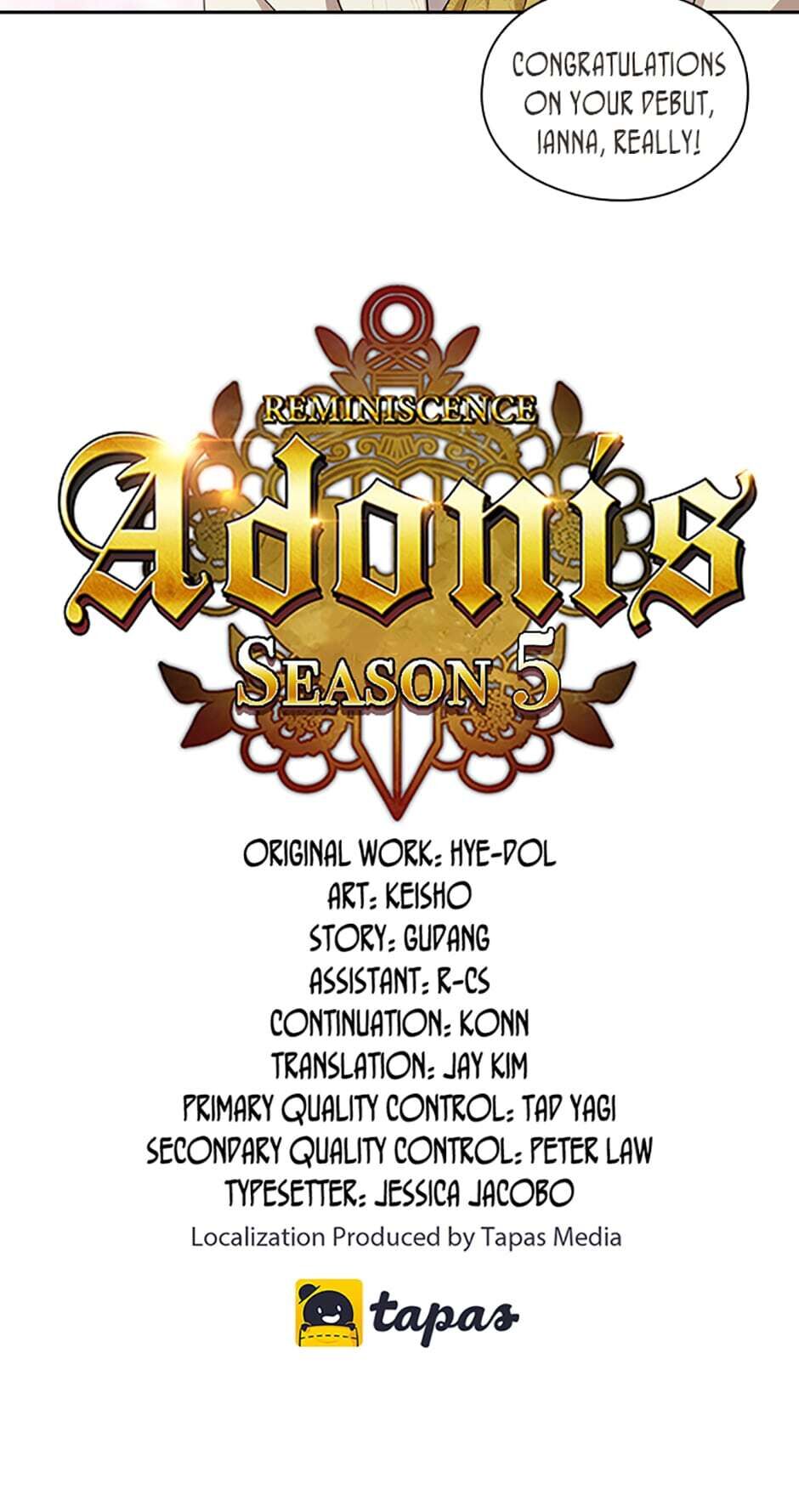 Read Reminiscence Adonis EN Manga Online