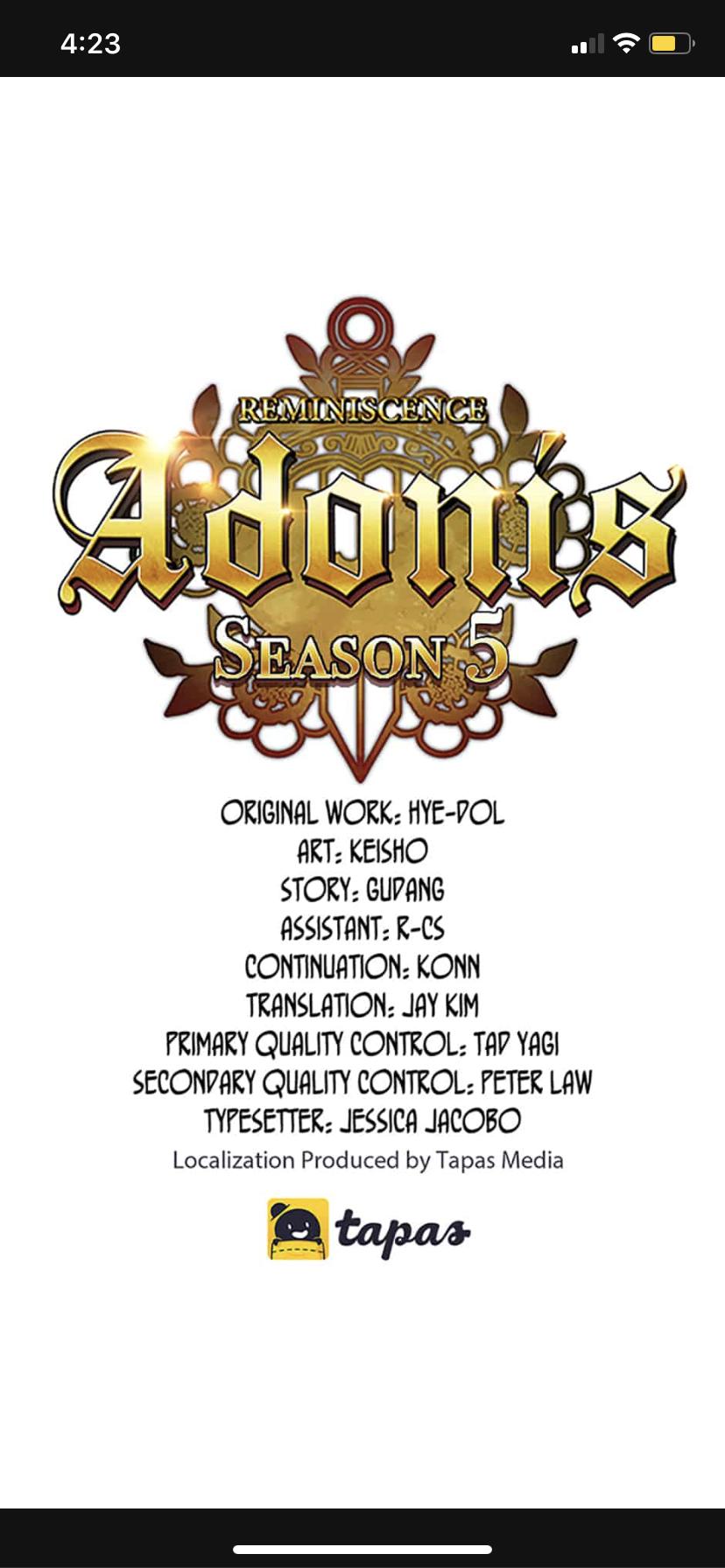 Read Reminiscence Adonis EN Manga Online