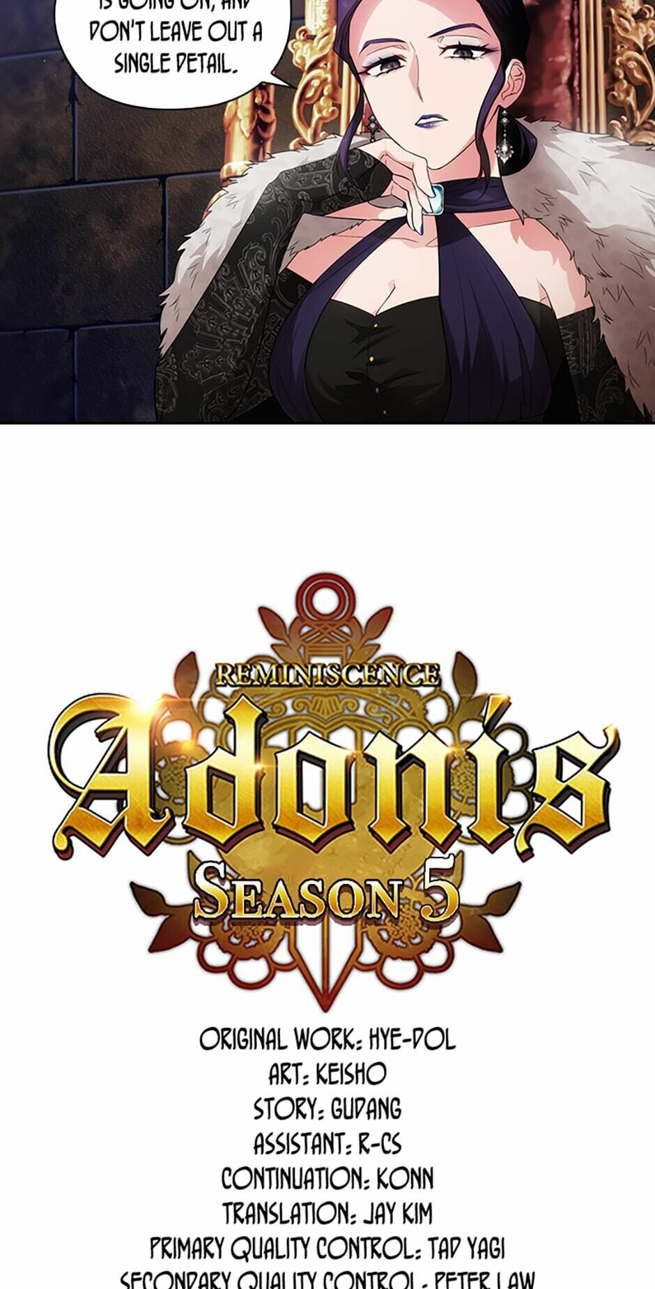 Read Reminiscence Adonis EN Manga Online