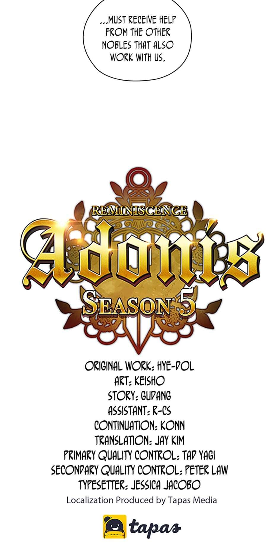 Read Reminiscence Adonis EN Manga Online