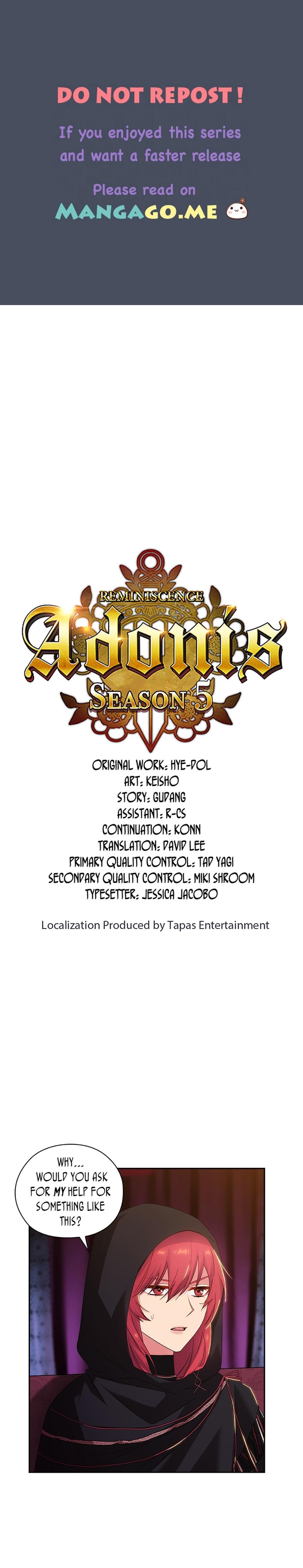Read Reminiscence Adonis EN Manga Online