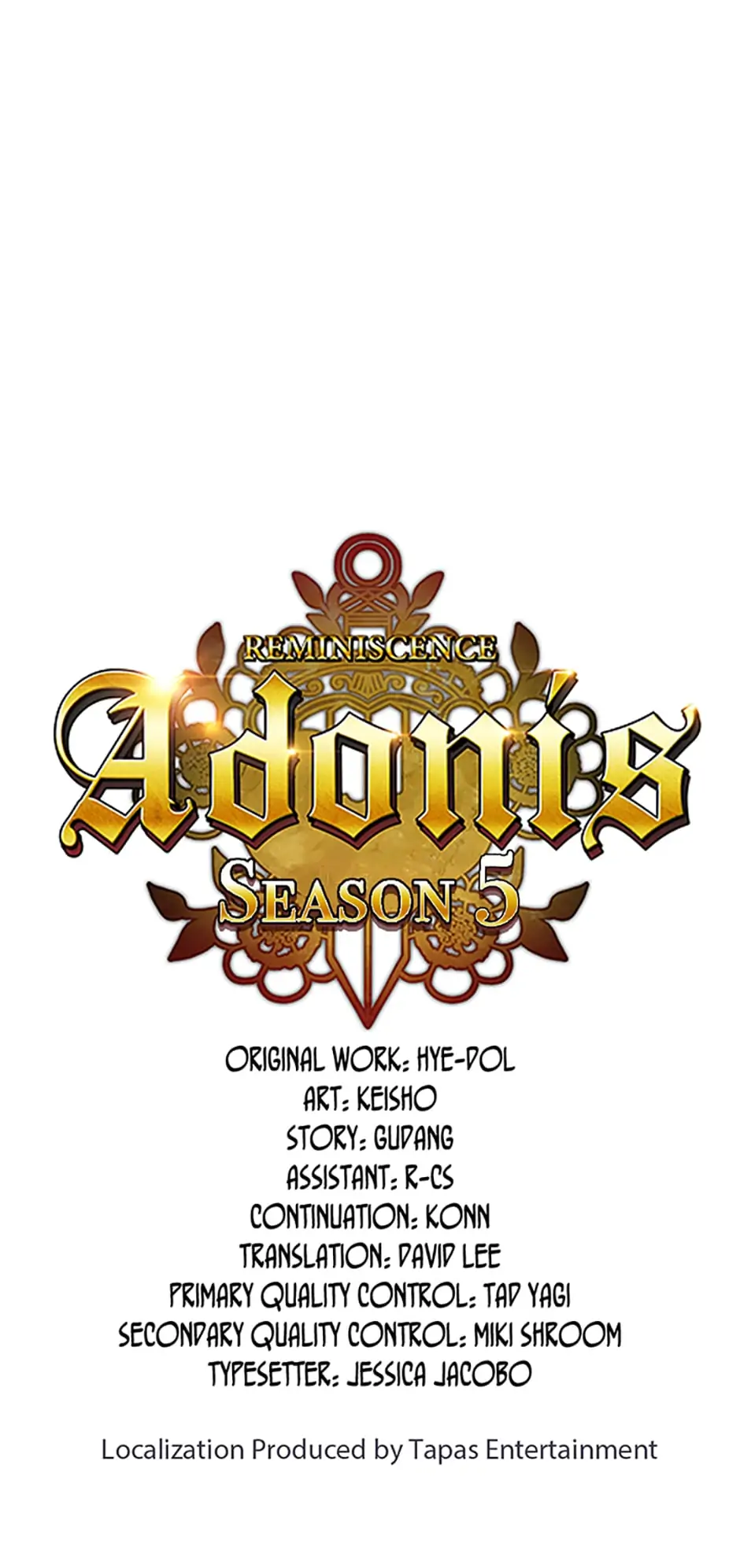 Read Reminiscence Adonis EN Manga Online