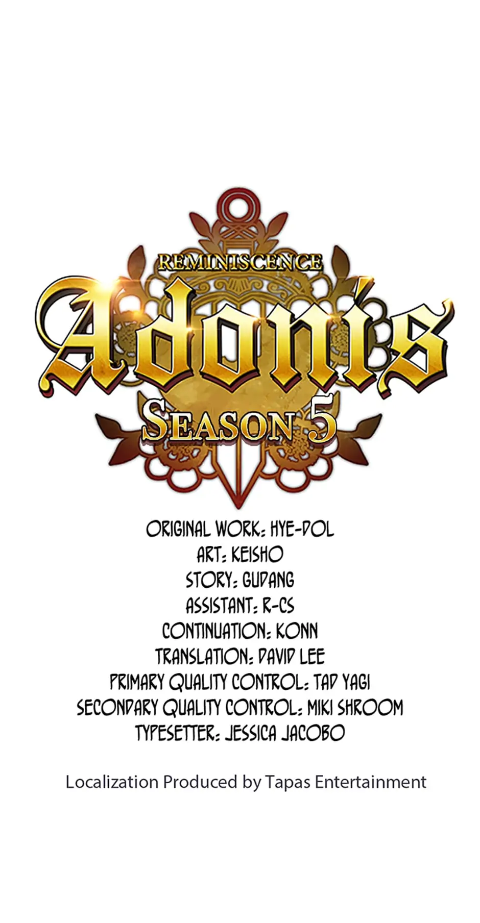 Read Reminiscence Adonis EN Manga Online