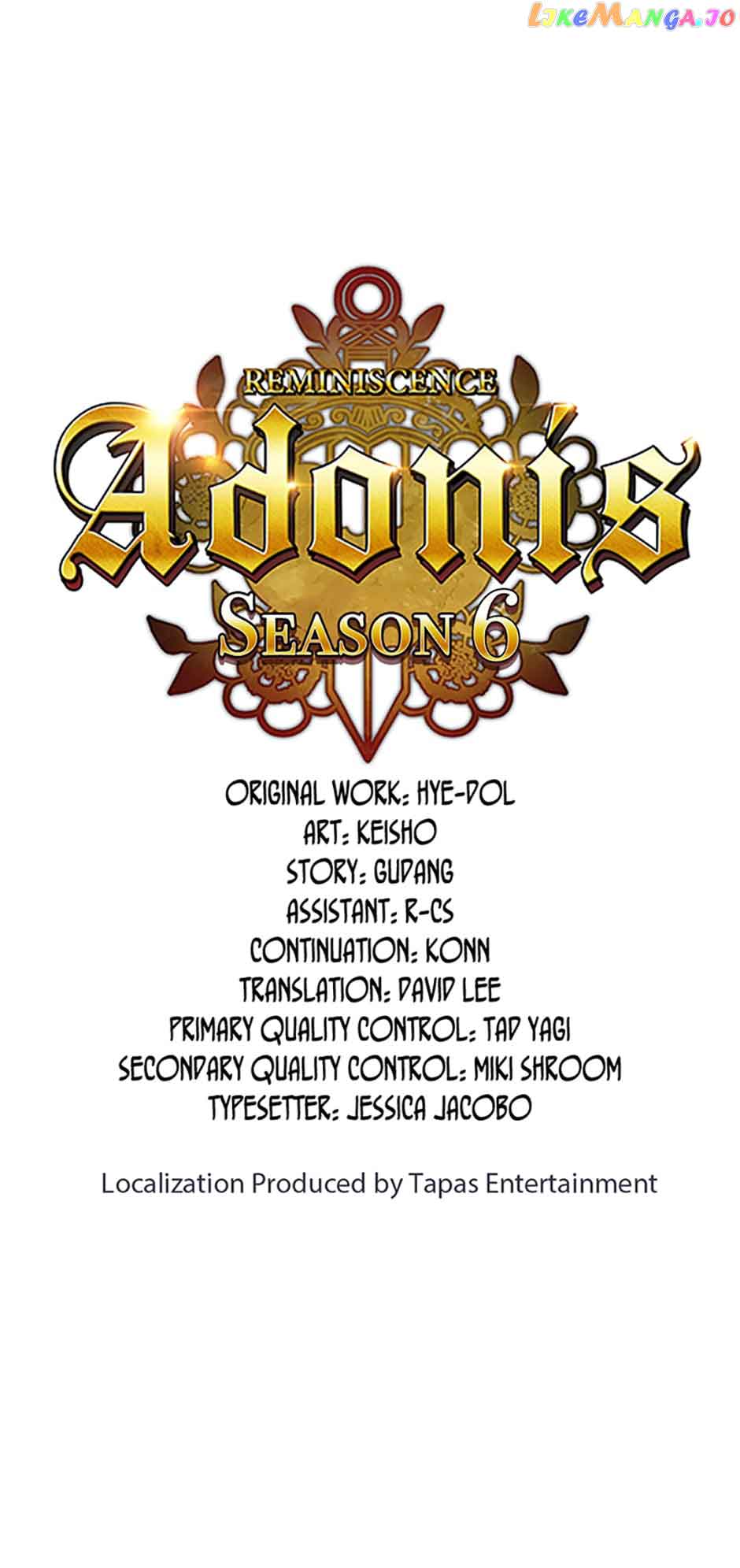 Read Reminiscence Adonis EN Manga Online