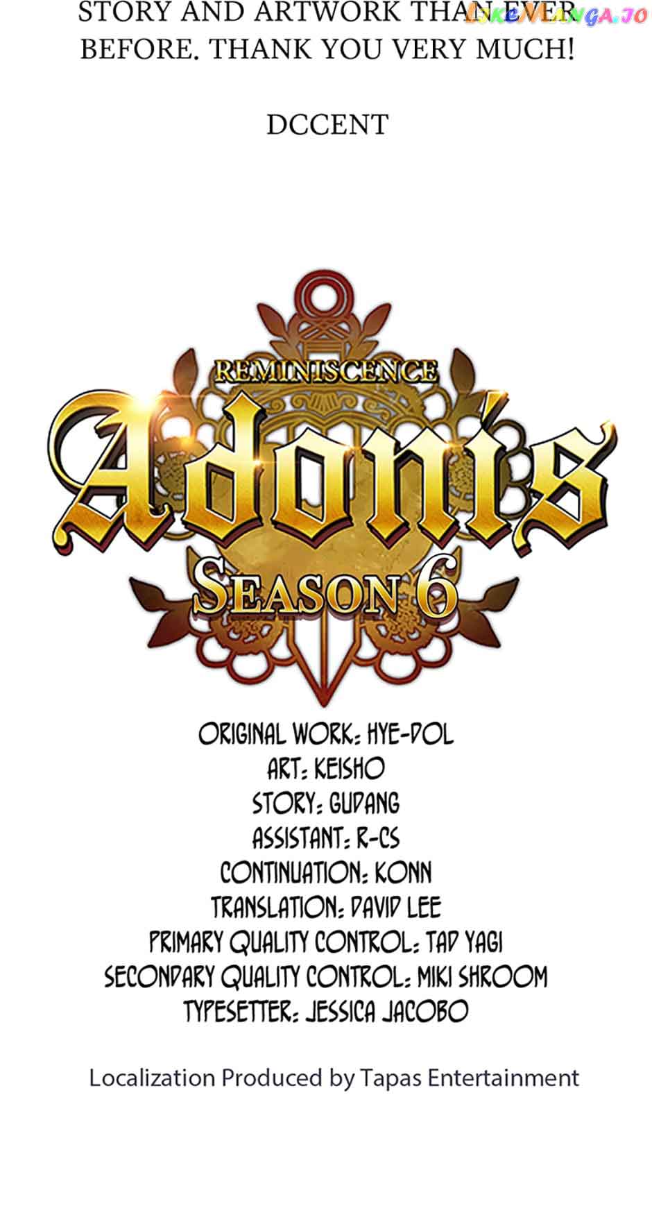 Read Reminiscence Adonis EN Manga Online