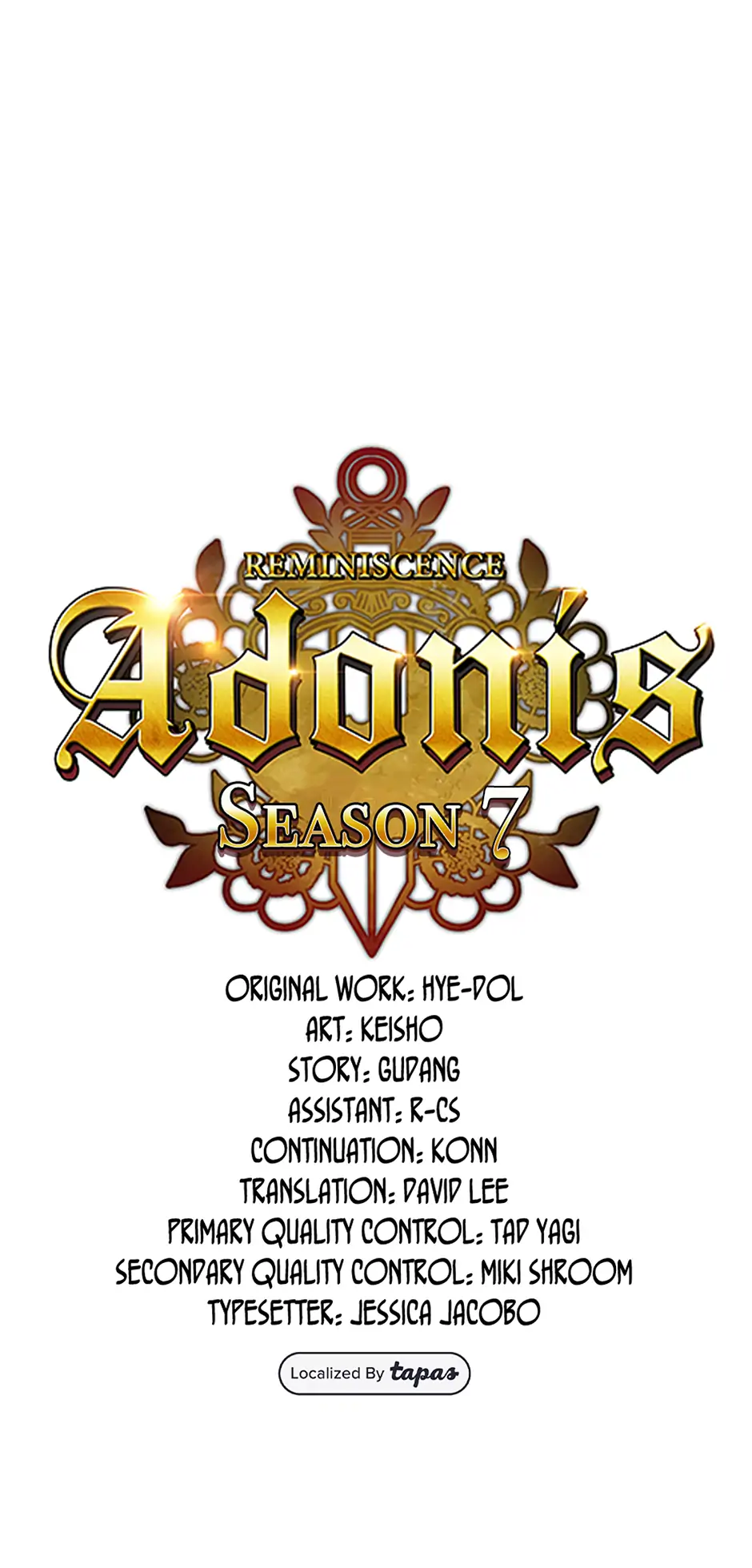Read Reminiscence Adonis EN Manga Online