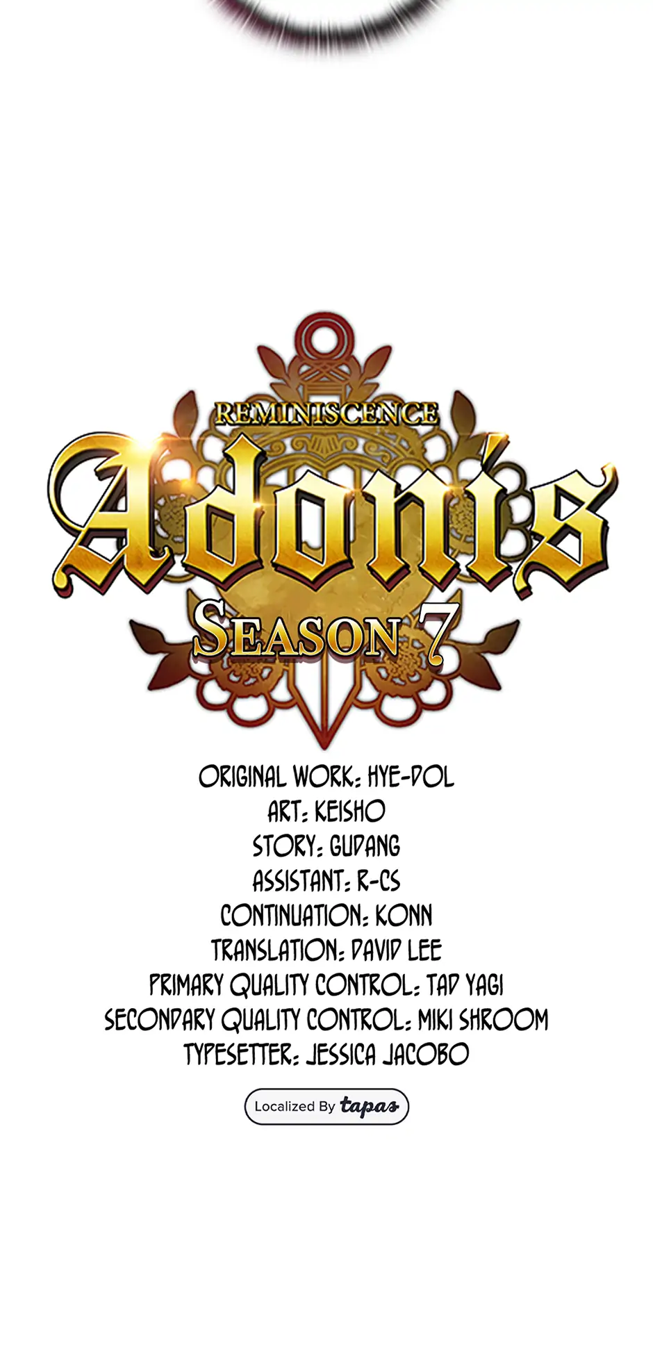 Read Reminiscence Adonis EN Manga Online