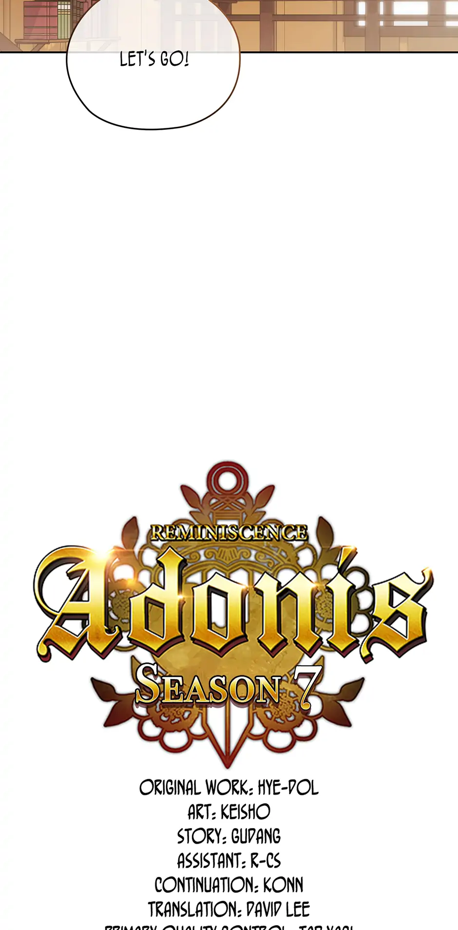 Read Reminiscence Adonis EN Manga Online