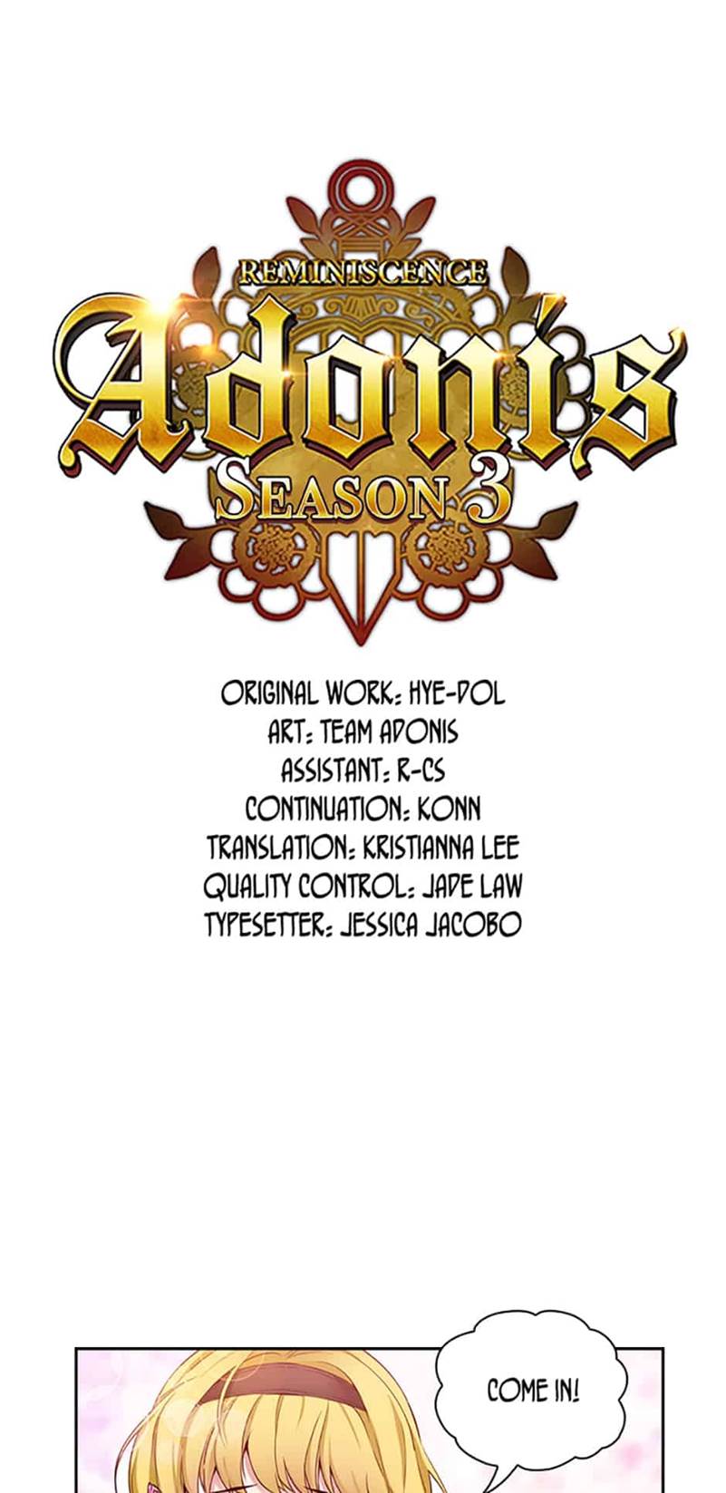 Read Reminiscence Adonis EN Manga Online