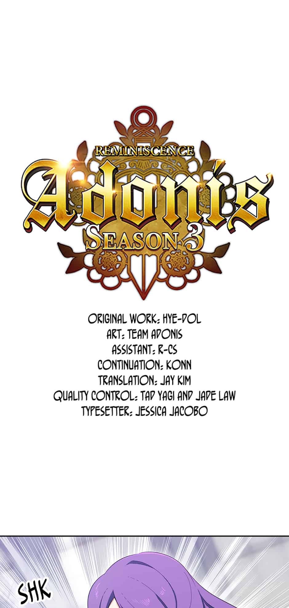 Read Reminiscence Adonis EN Manga Online