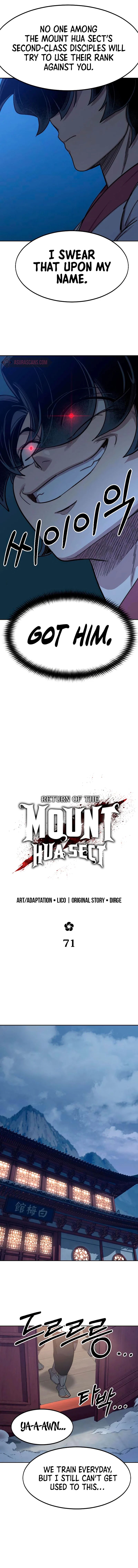 Read Return of the Flowery Mountain Sect EN Manga Online