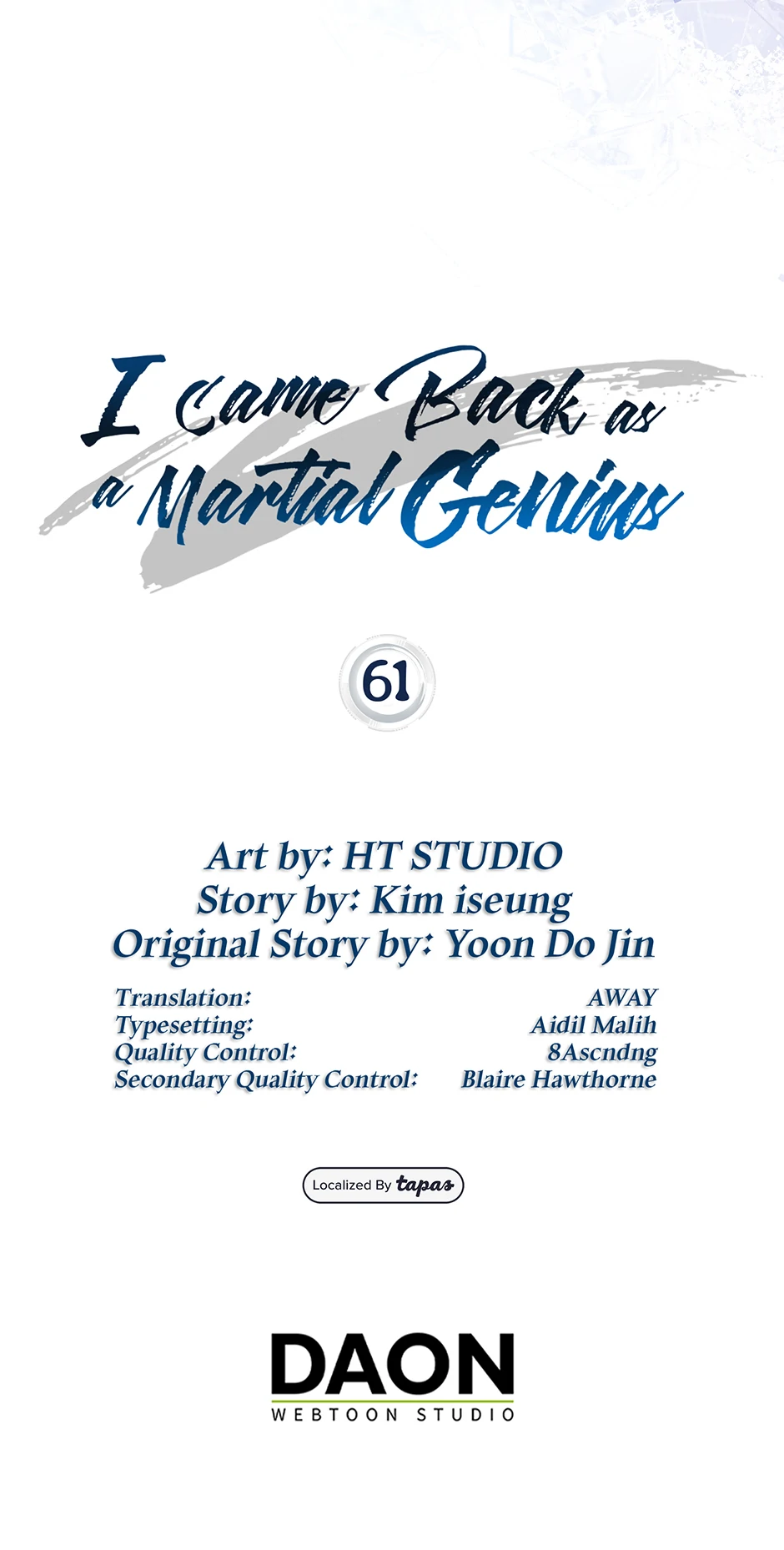 Read Return of the Martial Arts Genius EN Manga Online