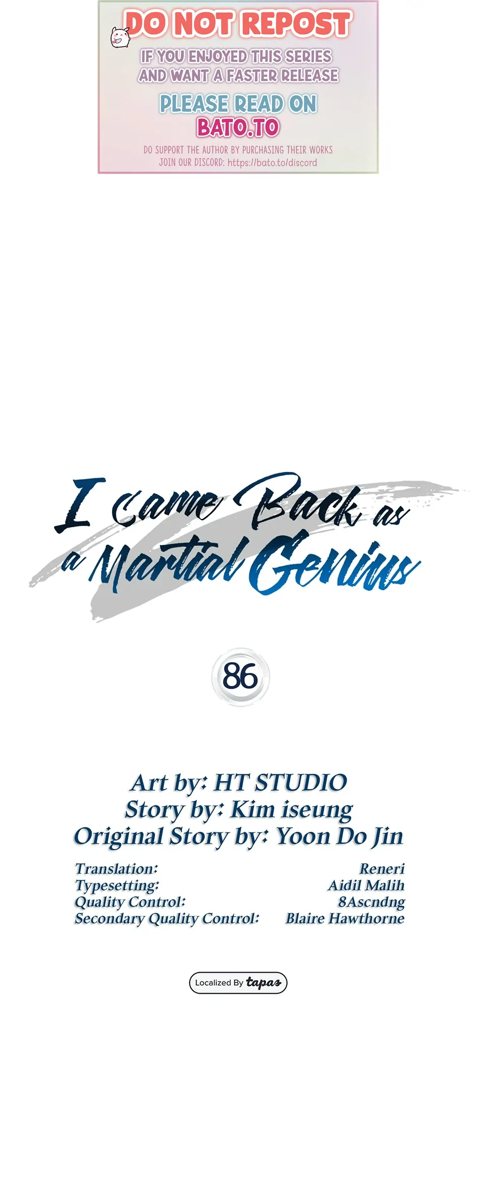 Read Return of the Martial Arts Genius EN Manga Online
