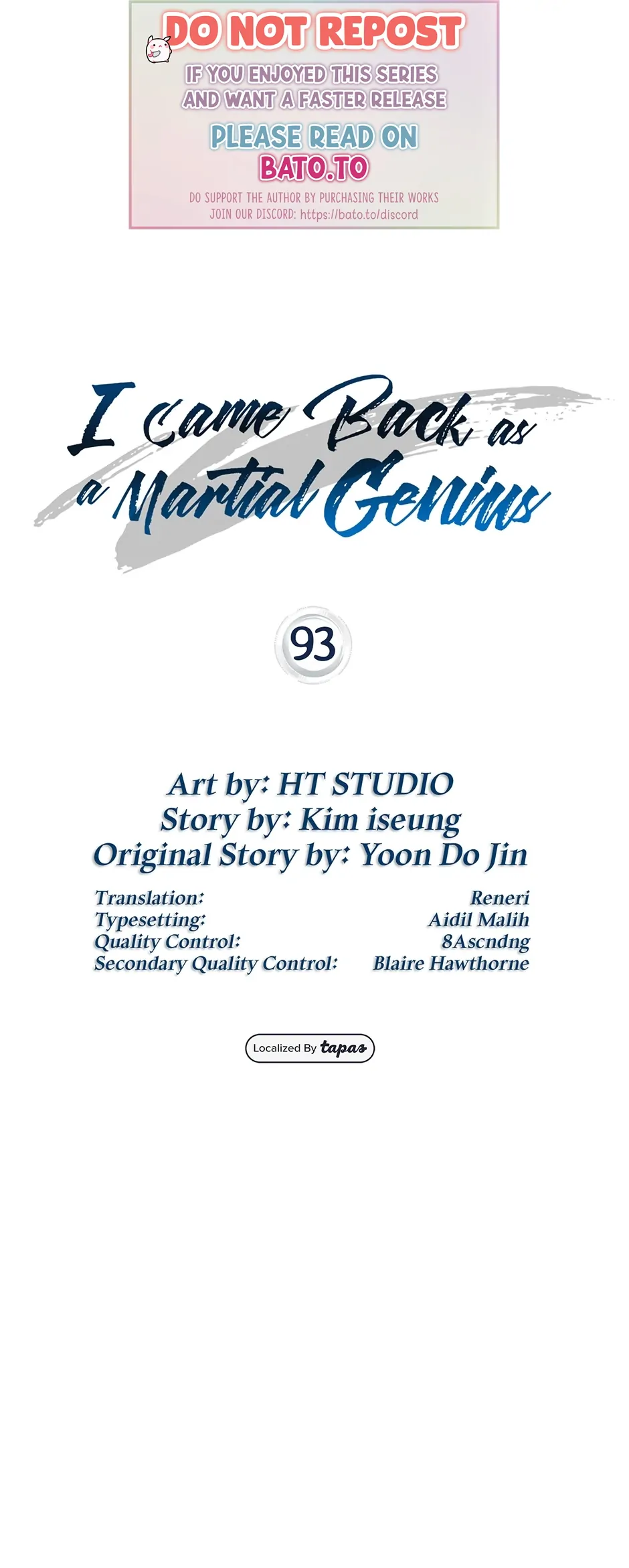 Read Return of the Martial Arts Genius EN Manga Online