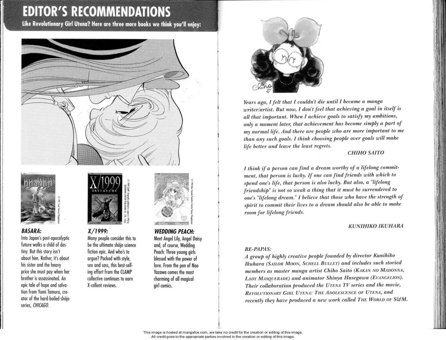 Read Revolutionary Girl Utena EN Manga Online