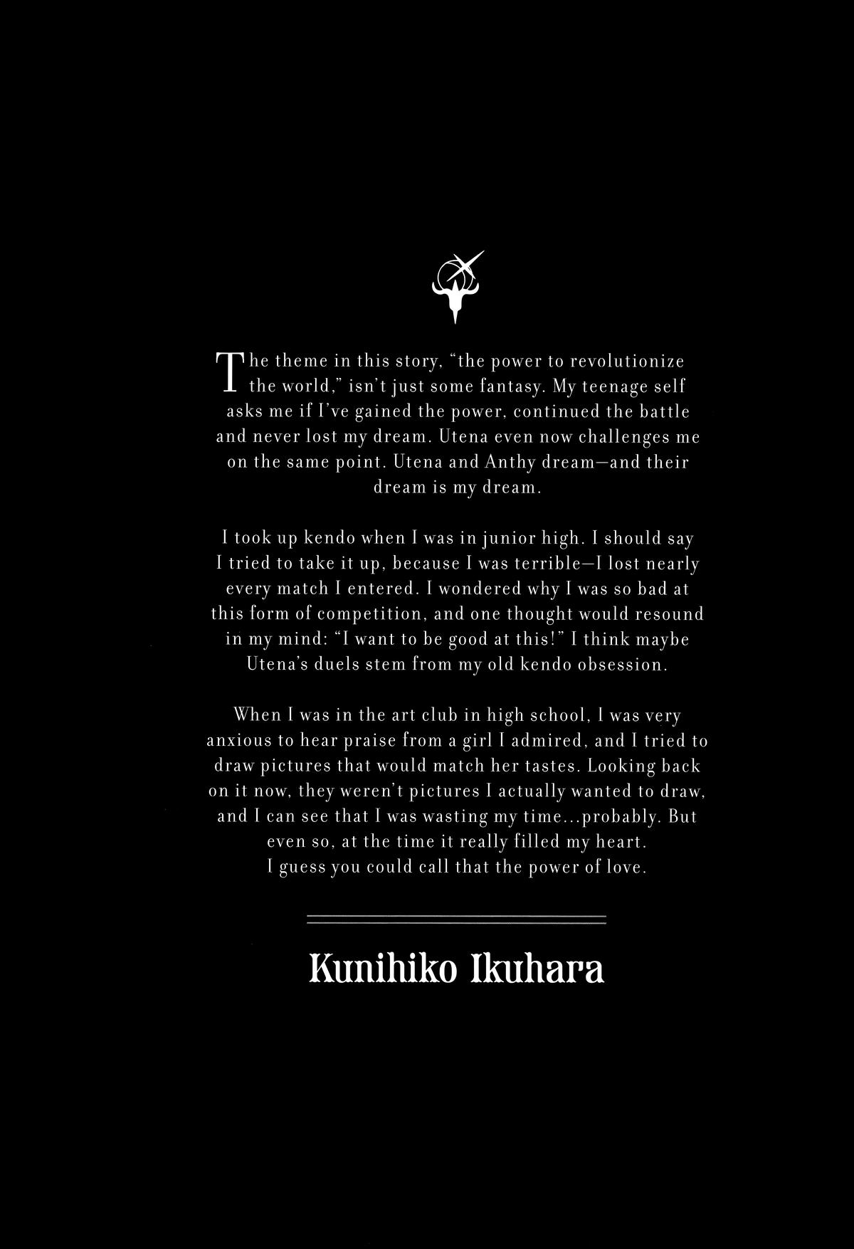 Read Revolutionary Girl Utena EN Manga Online