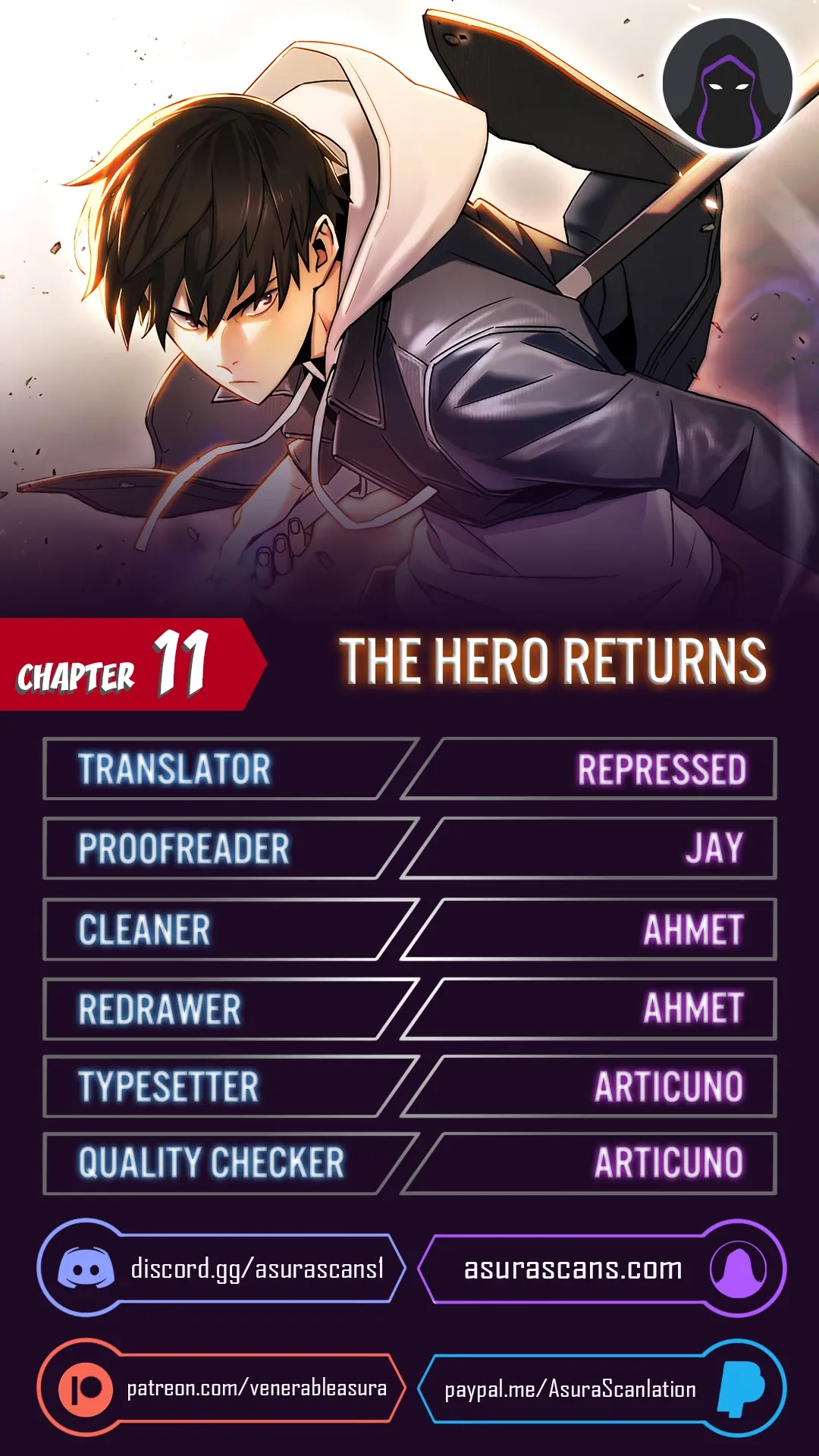 Read The Hero Returns EN Manga Online