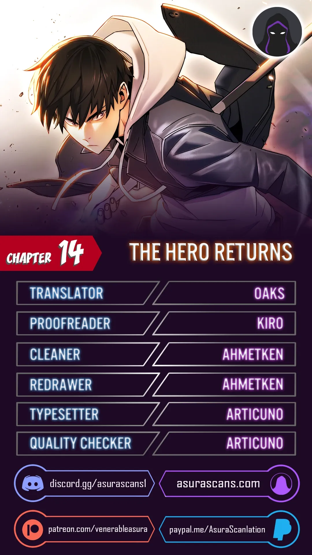 Read The Hero Returns EN Manga Online
