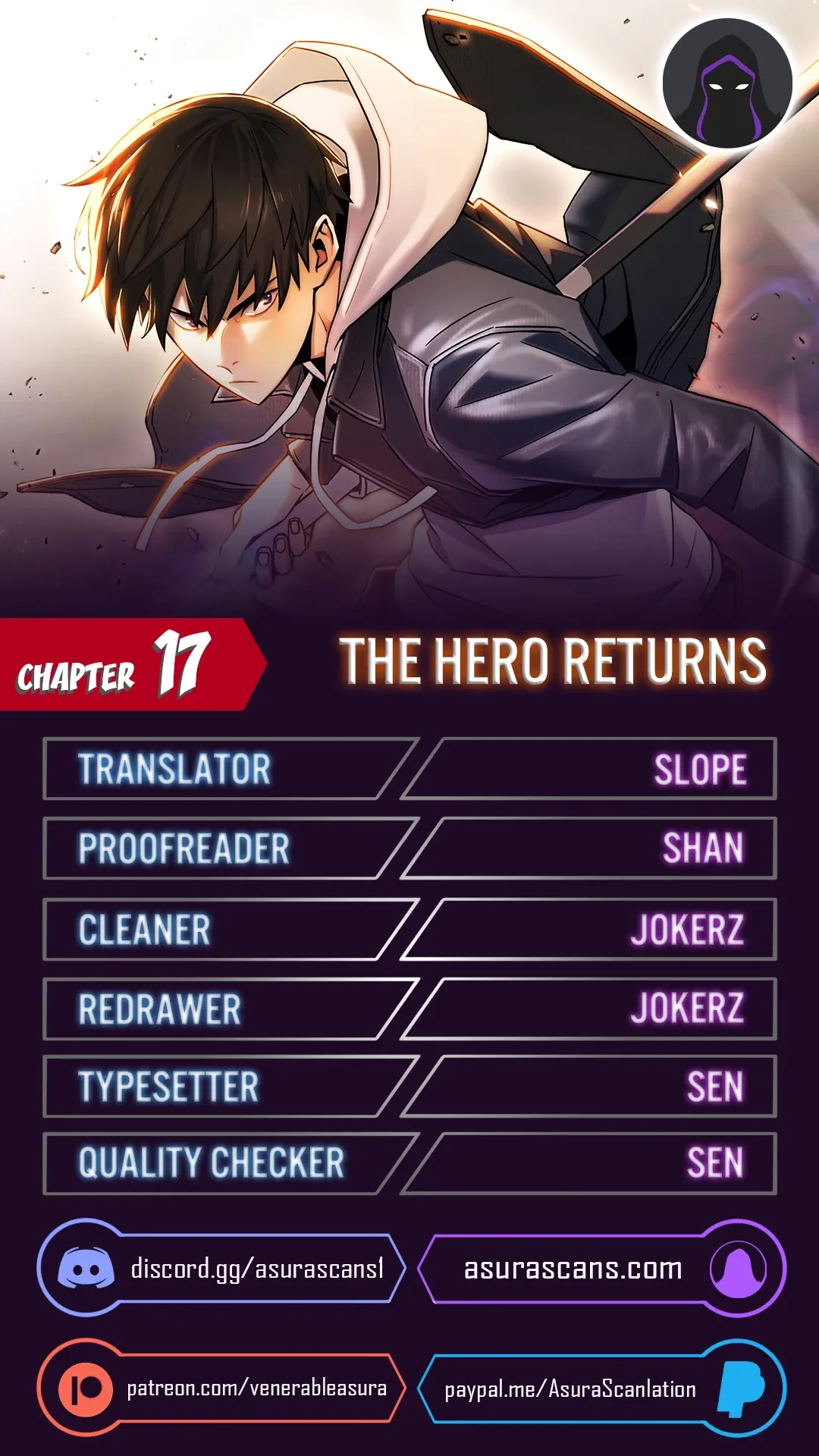 Read The Hero Returns EN Manga Online