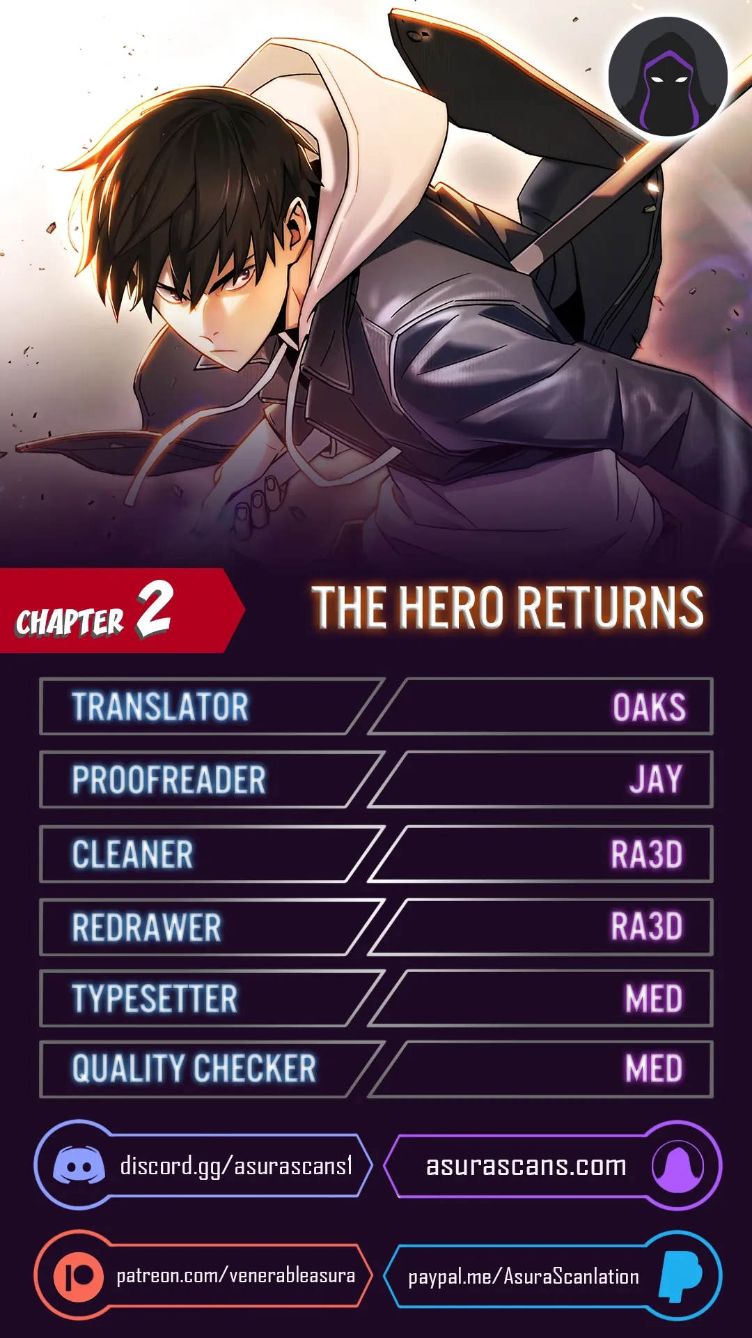 Read The Hero Returns EN Manga Online