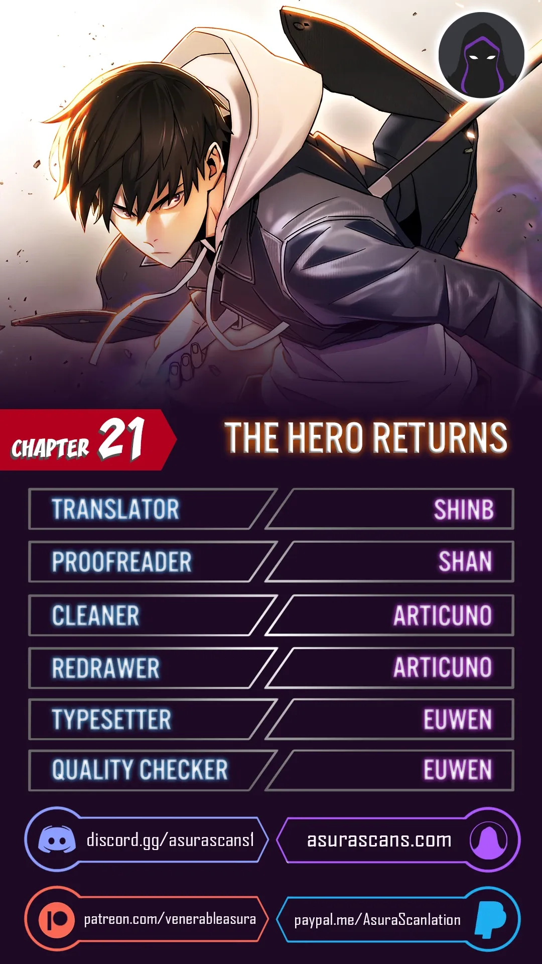 Read The Hero Returns EN Manga Online