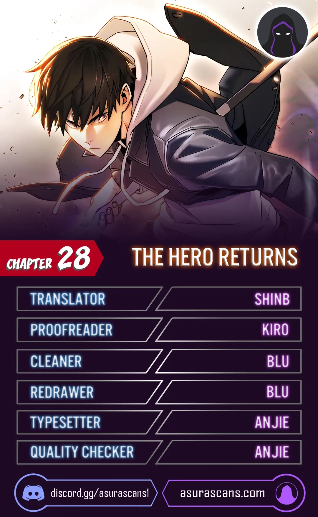 Read The Hero Returns EN Manga Online