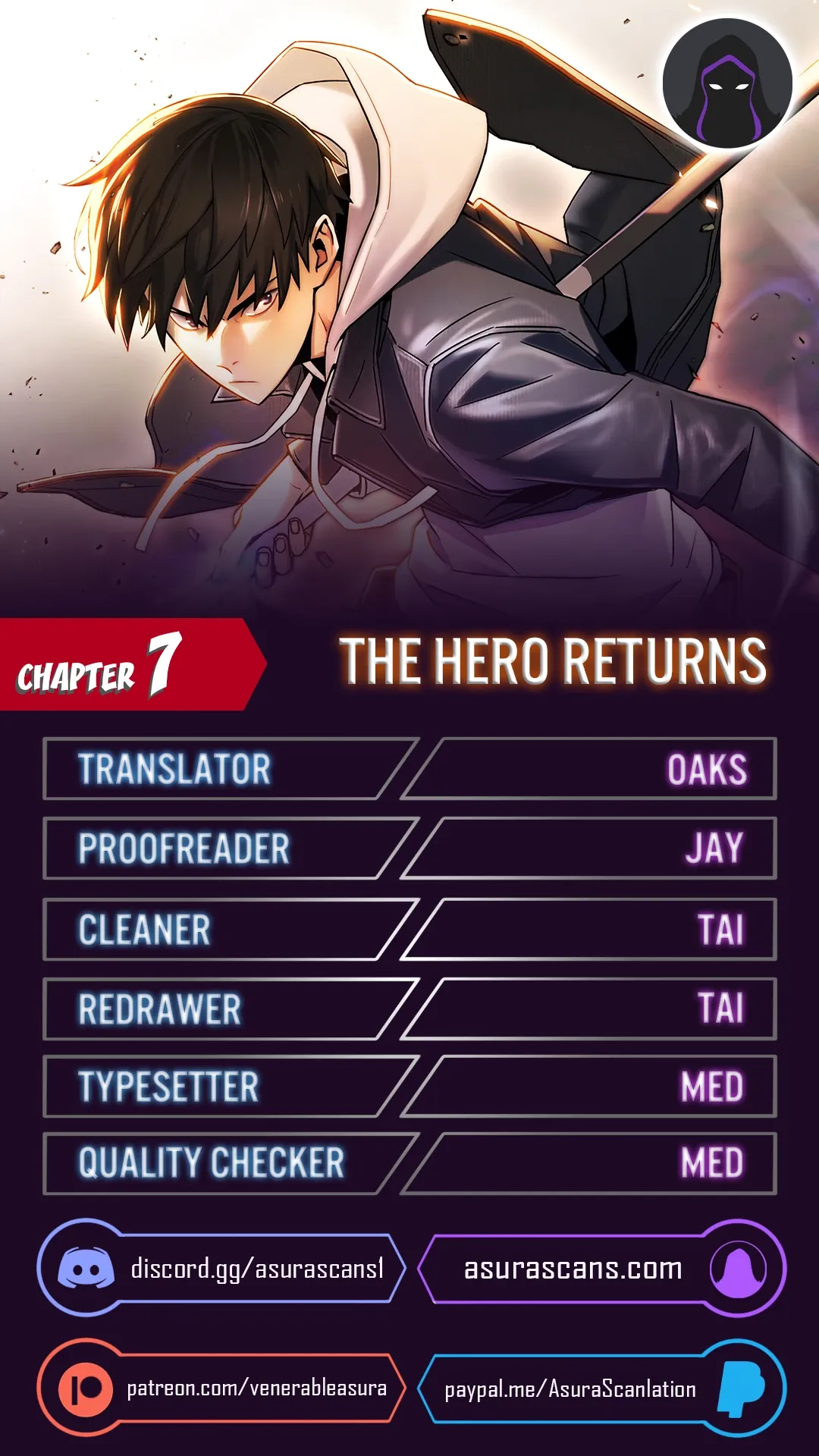 Read The Hero Returns EN Manga Online