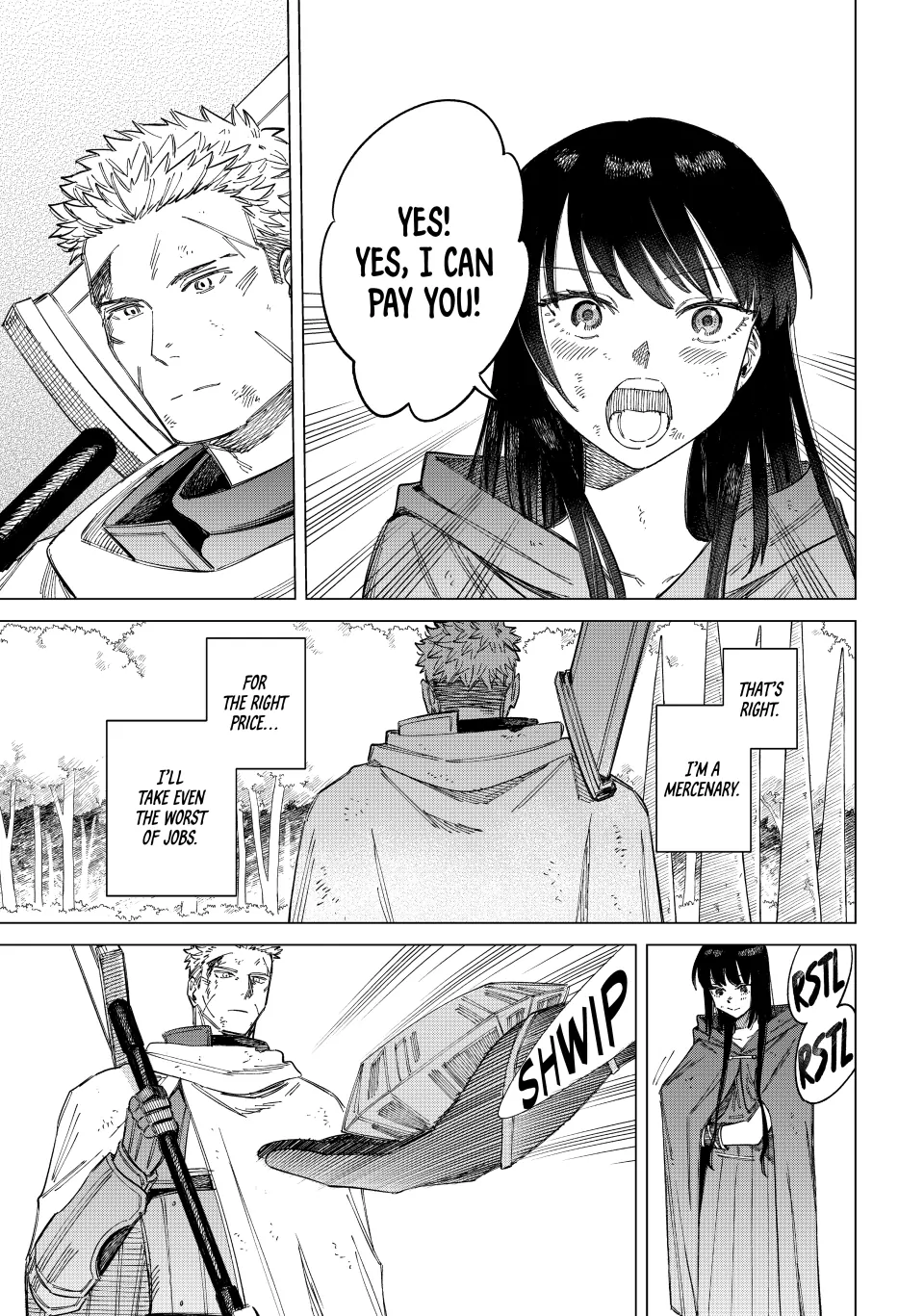Read The Witch and the Mercenary EN Manga Online