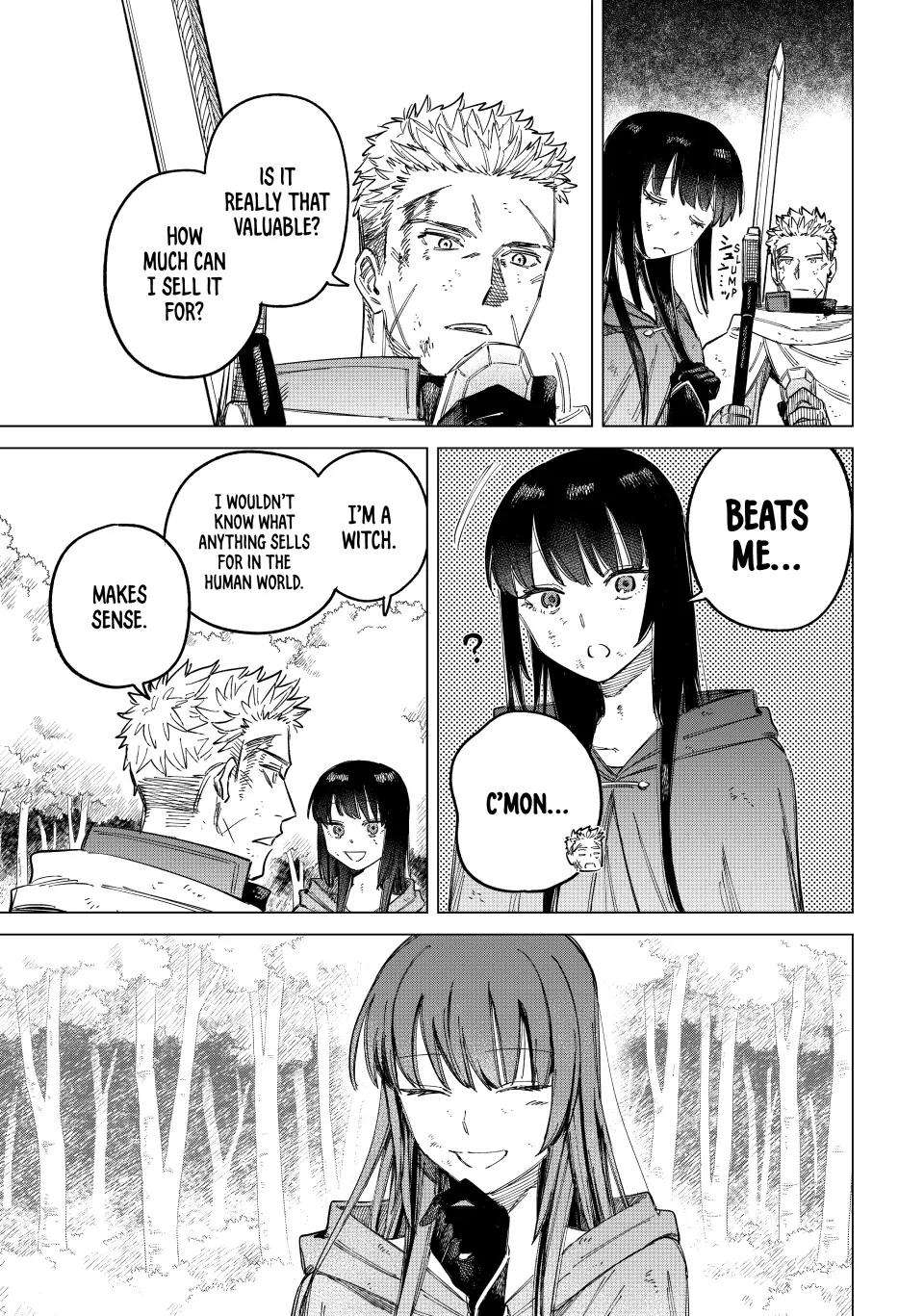 Read The Witch and the Mercenary EN Manga Online