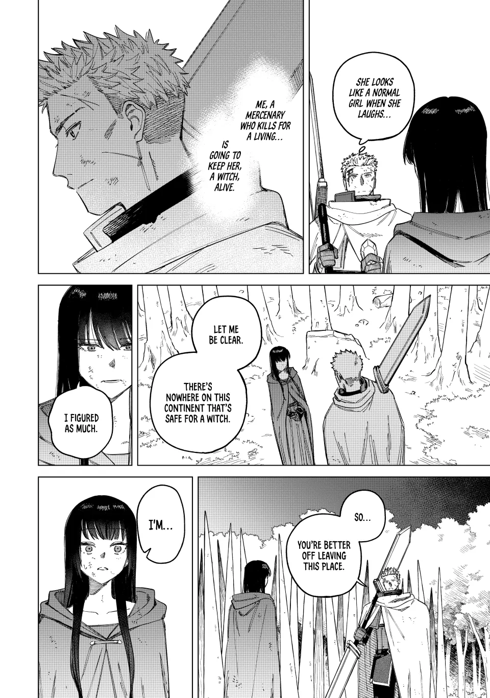 Read The Witch and the Mercenary EN Manga Online