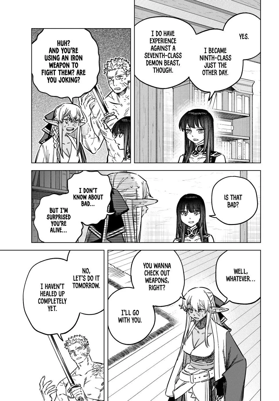 Read The Witch and the Mercenary EN Manga Online