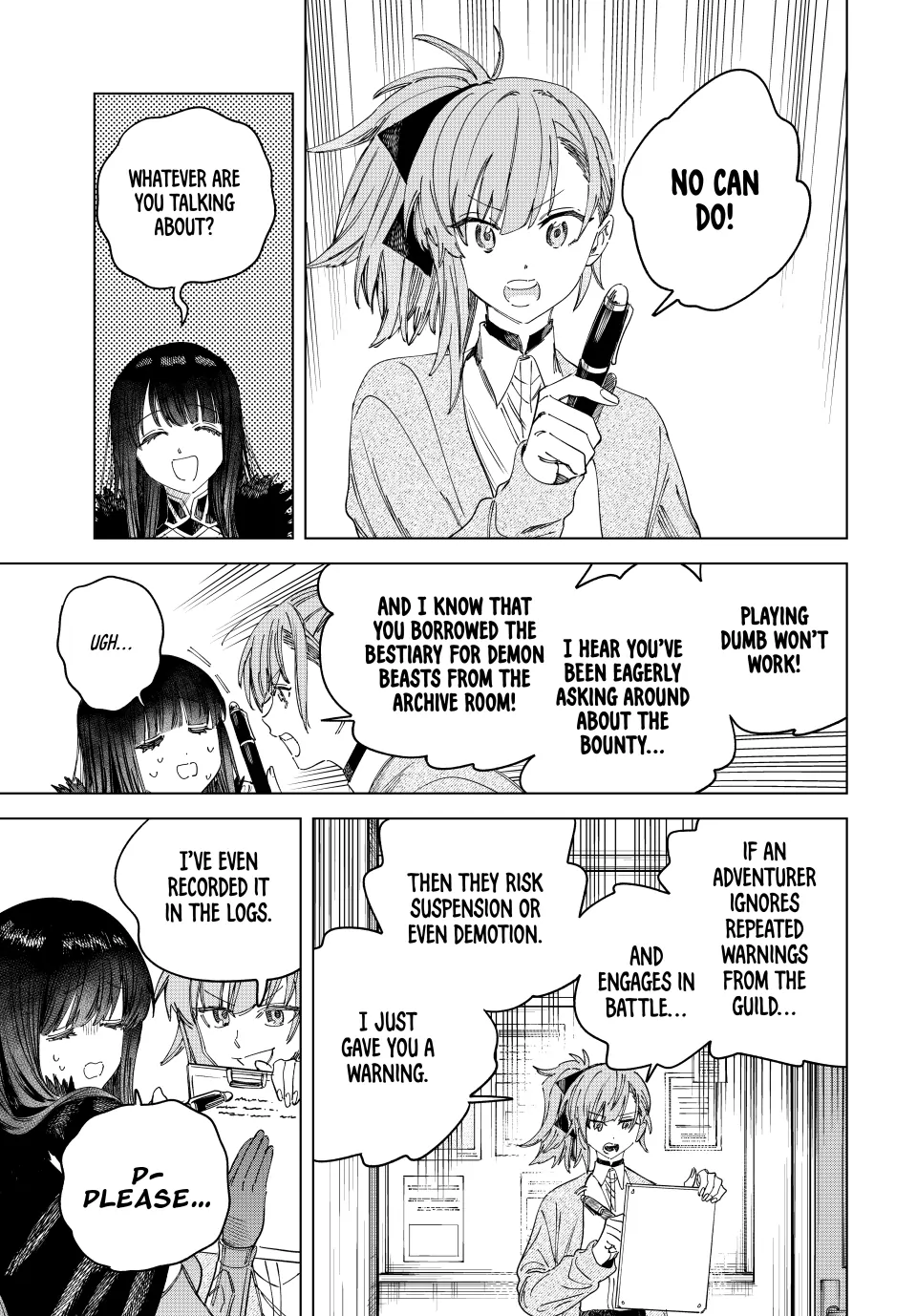 Read The Witch and the Mercenary EN Manga Online