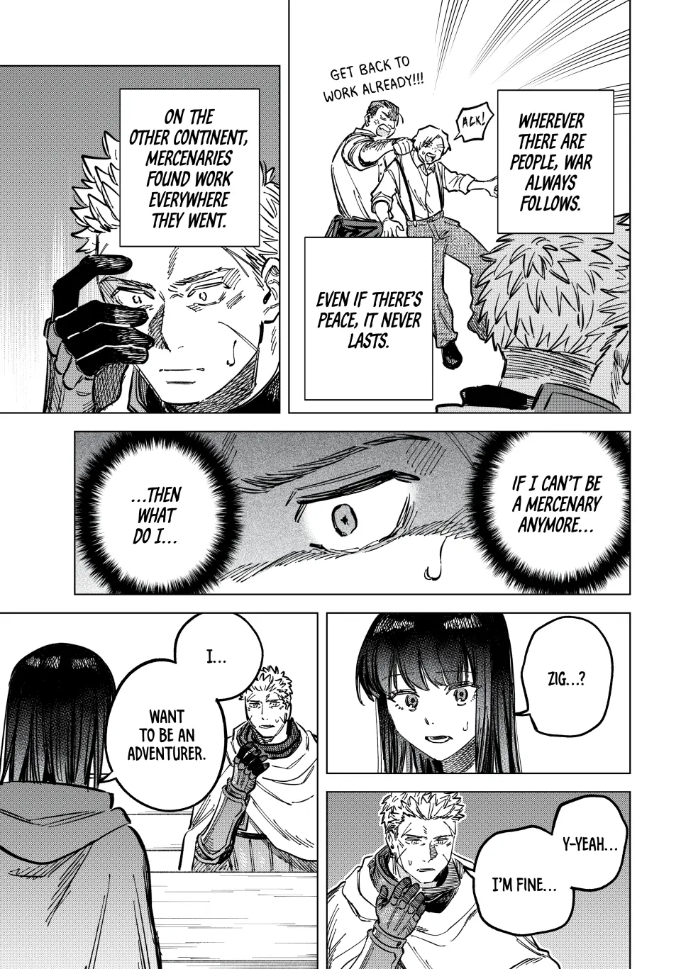 Read The Witch and the Mercenary EN Manga Online