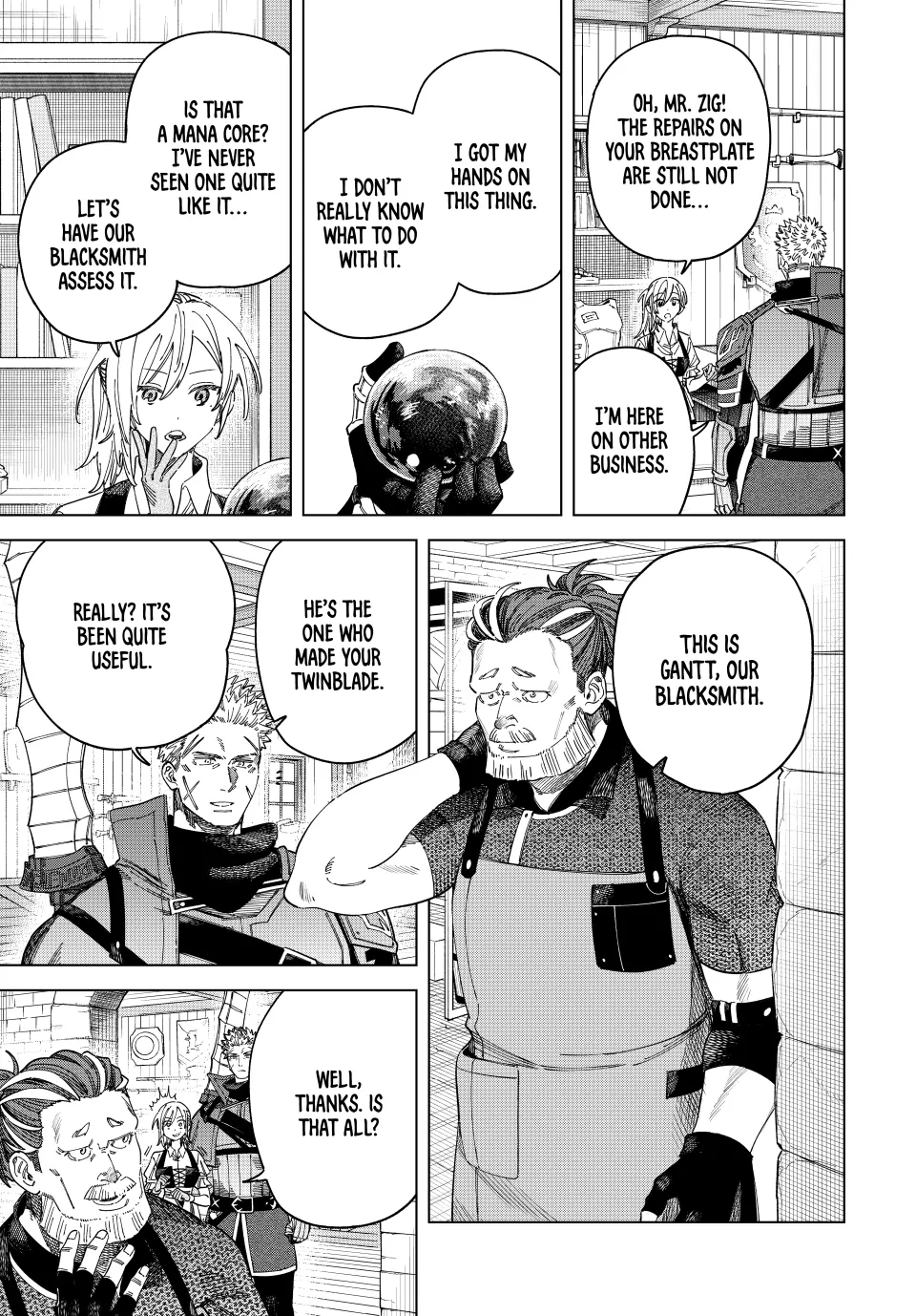 Read The Witch and the Mercenary EN Manga Online
