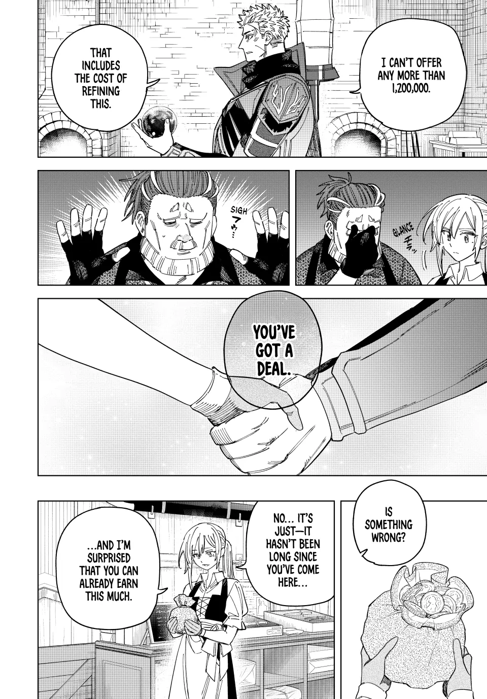 Read The Witch and the Mercenary EN Manga Online