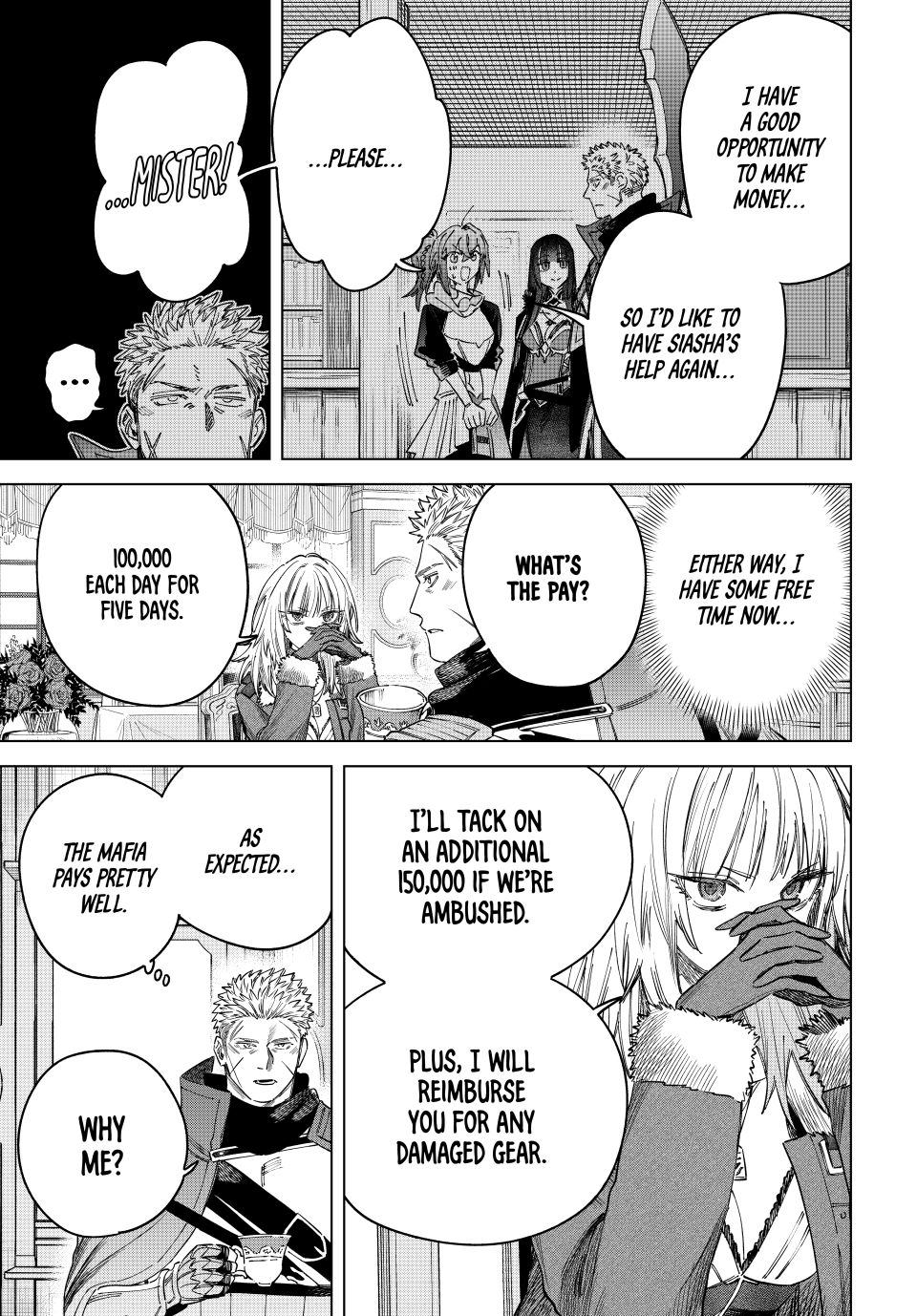 Read The Witch and the Mercenary EN Manga Online