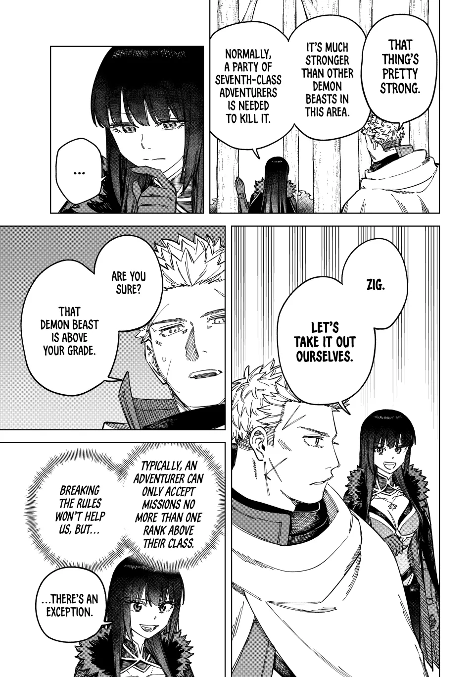 Read The Witch and the Mercenary EN Manga Online