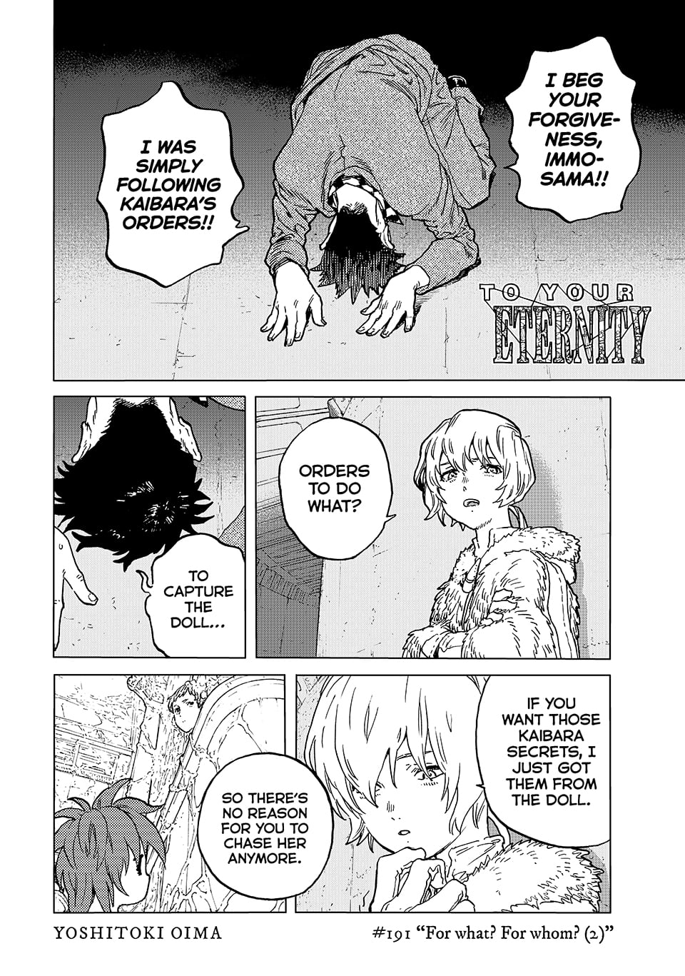 Read To Your Eternity  EN Manga Online