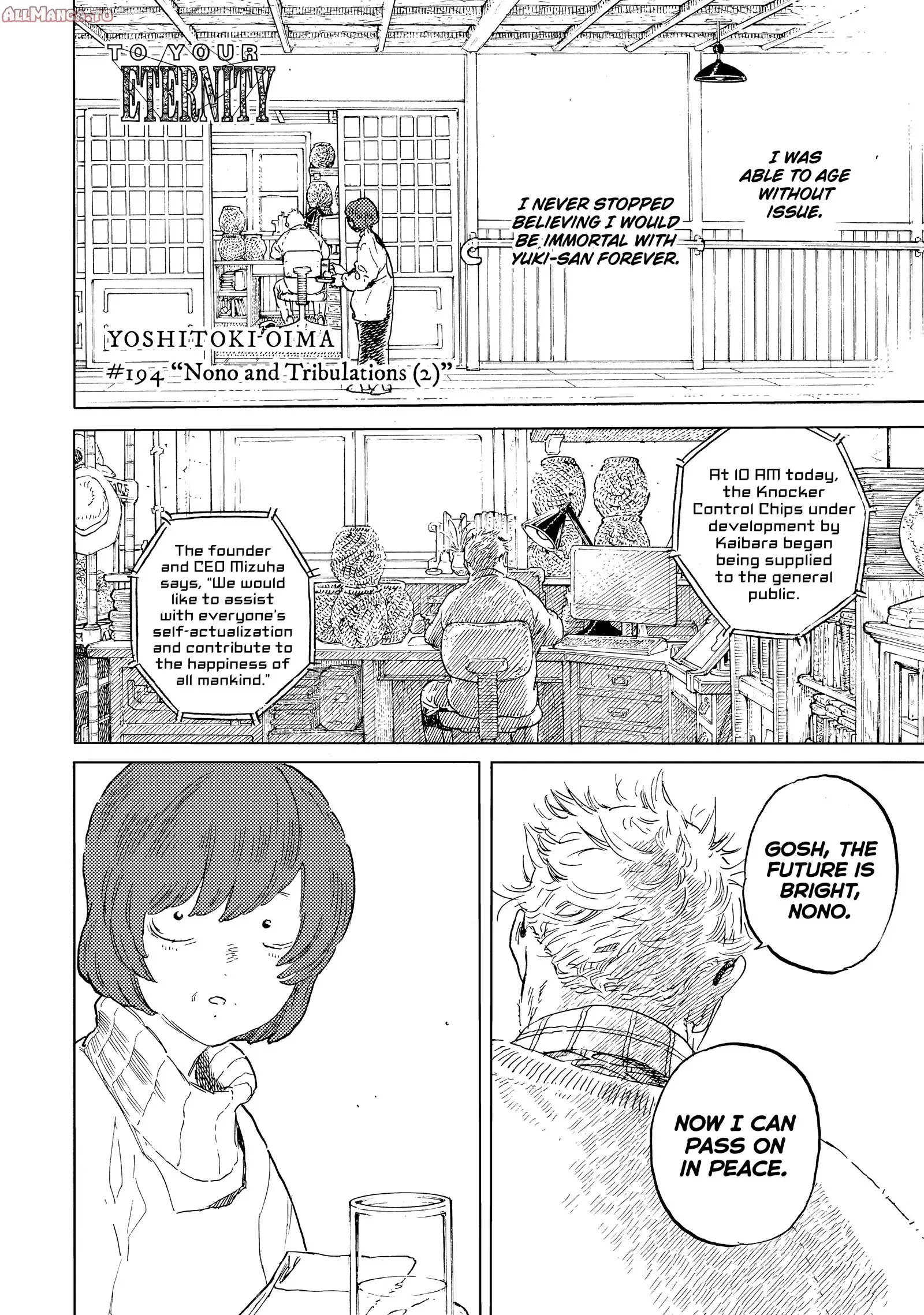 Read To Your Eternity  EN Manga Online