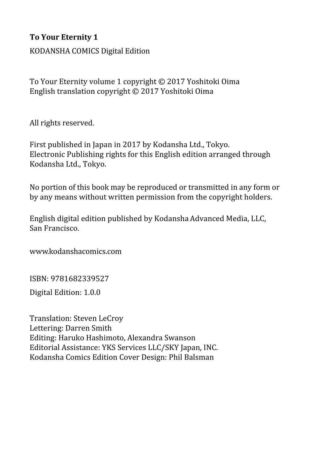 Read To Your Eternity  EN Manga Online