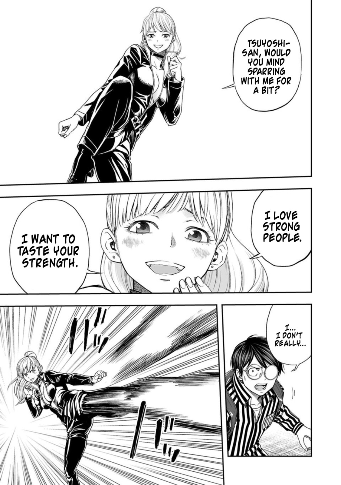 Read Tsuyoshi The One Who No One can Win Against EN Manga Online