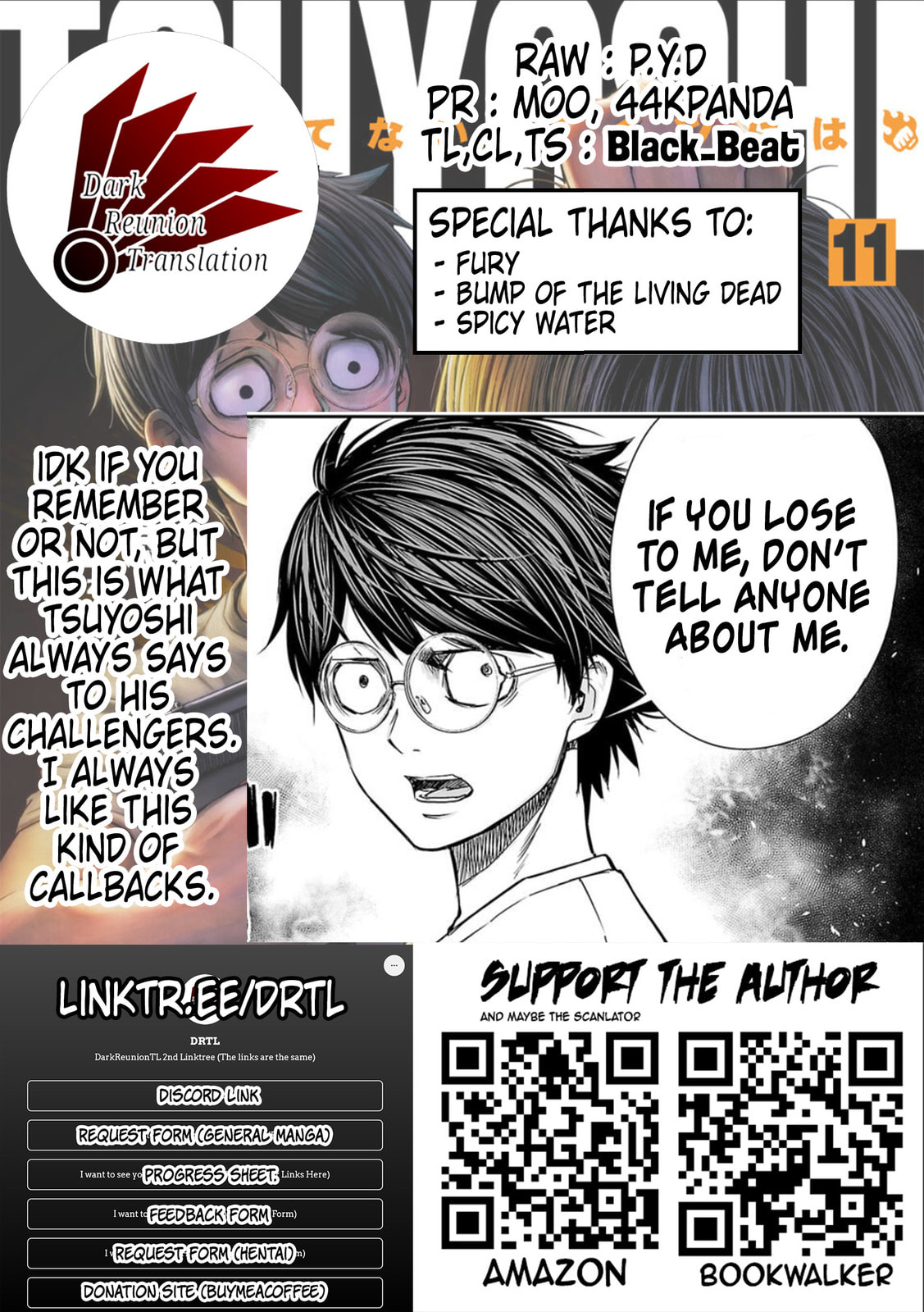 Read Tsuyoshi The One Who No One can Win Against EN Manga Online
