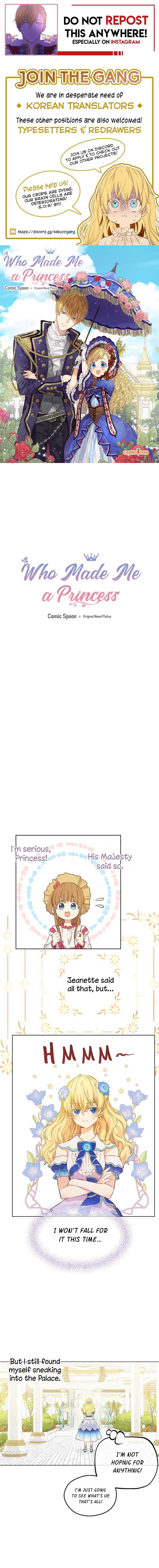 Read Who Made Me A Princess EN Manga Online